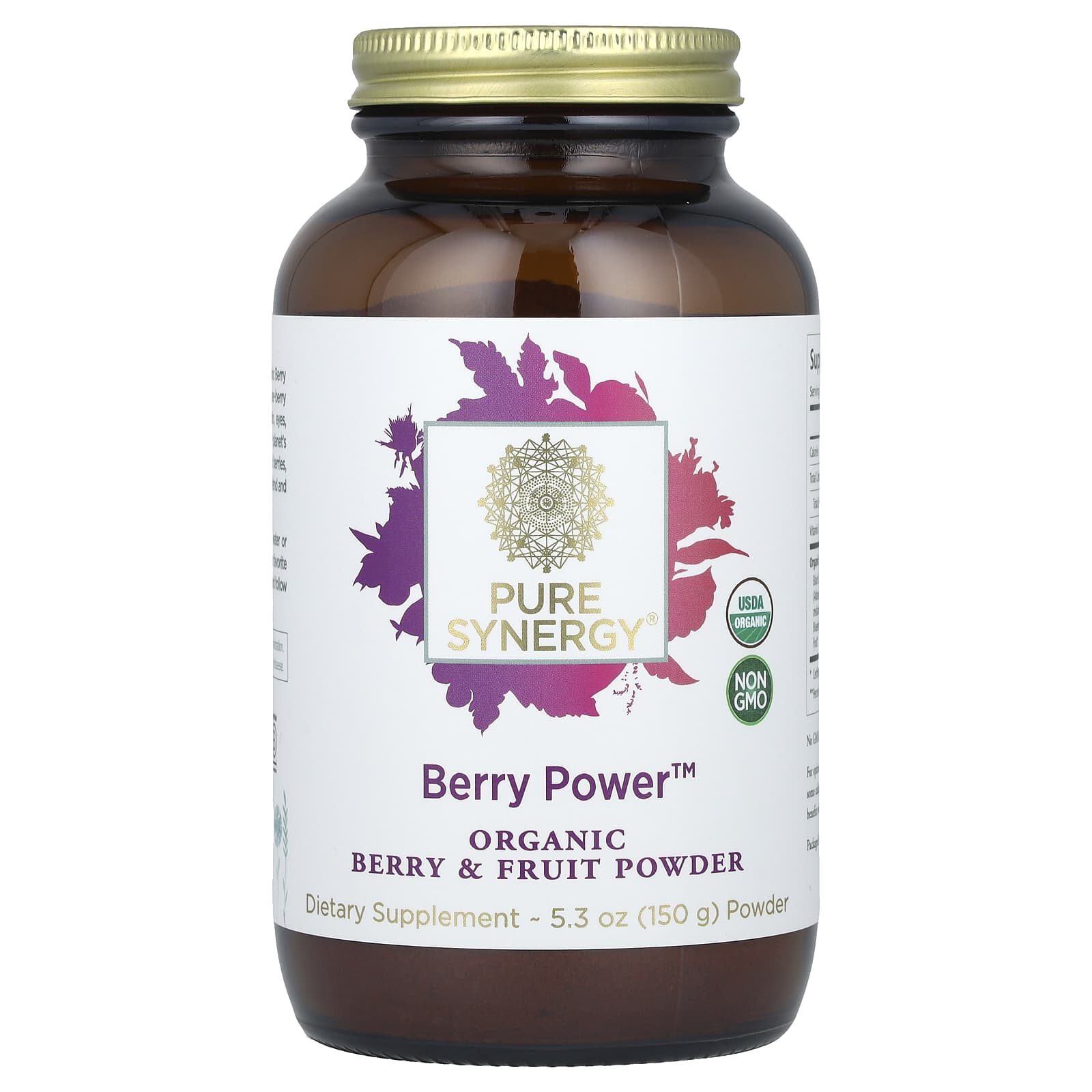 Pure Synergy, Berry Power™, Organic Berry & Fruit Powder, 5.3 oz (150 g) - B07MBG5THF