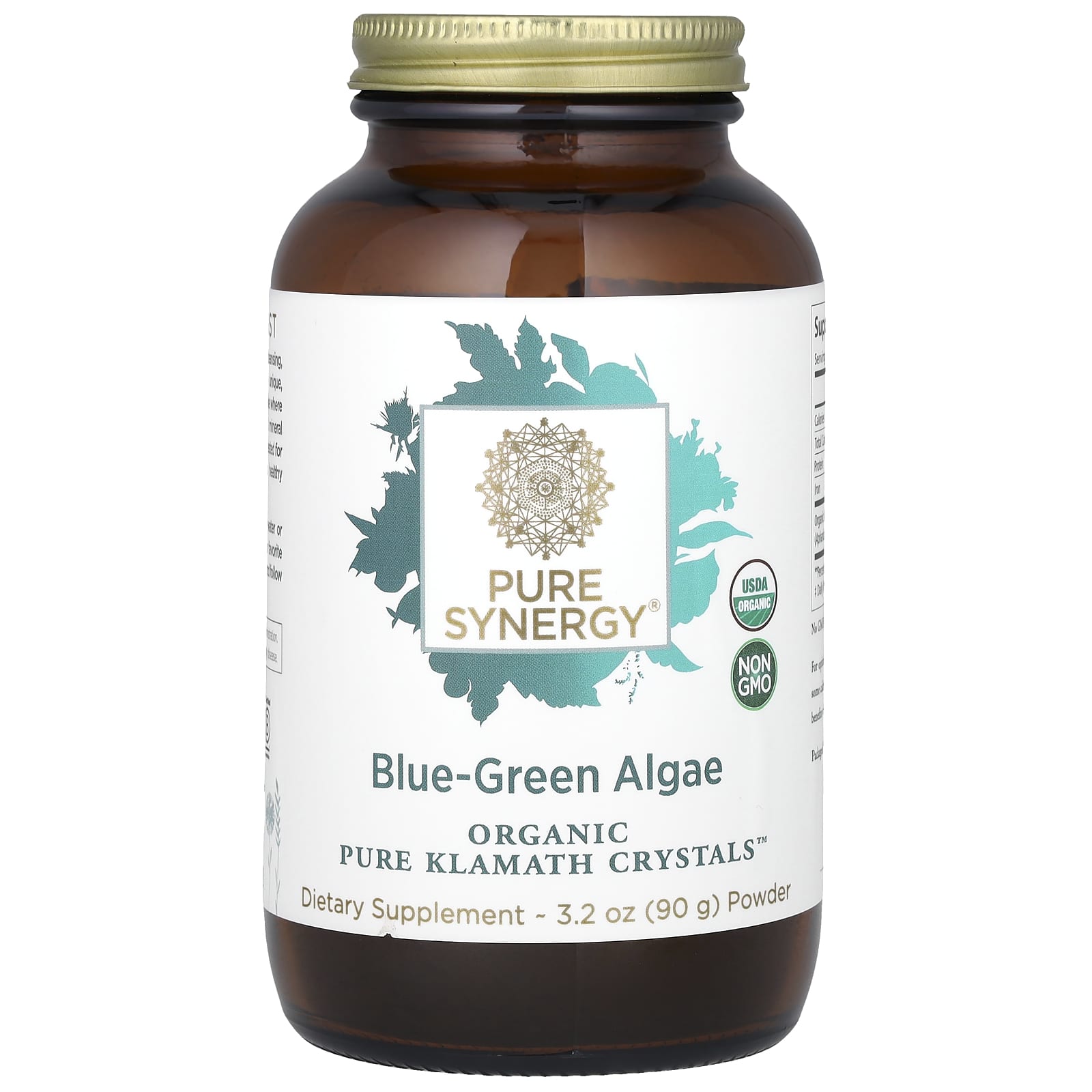 Pure Synergy, Blue-Green Algae Powder, 3.2 oz ( 90 g) - B00OQLMUDO