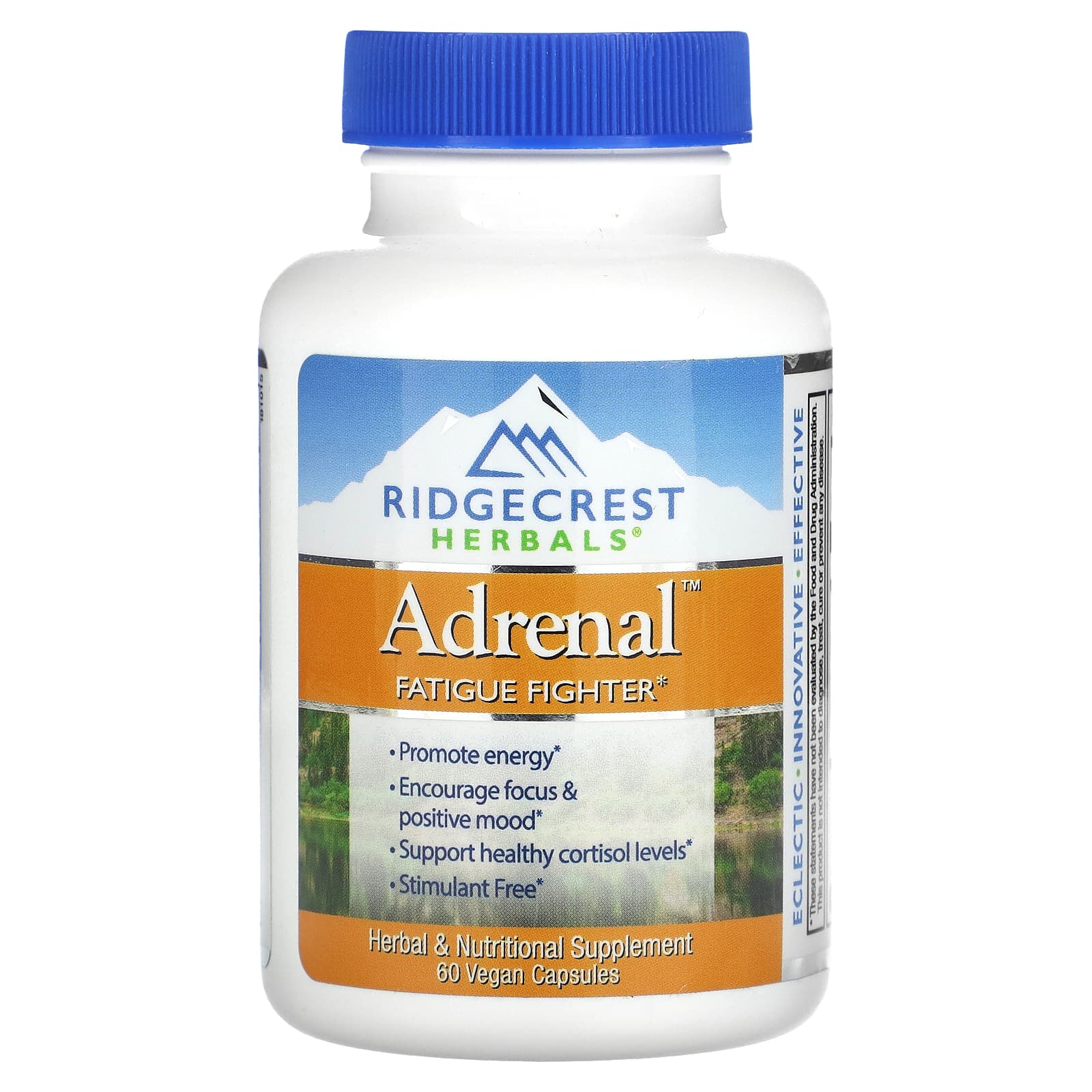 RidgeCrest Herbals, Adrenal, Fatigue Fighter, 60 Vegan Capsules - B001DJ8DD8