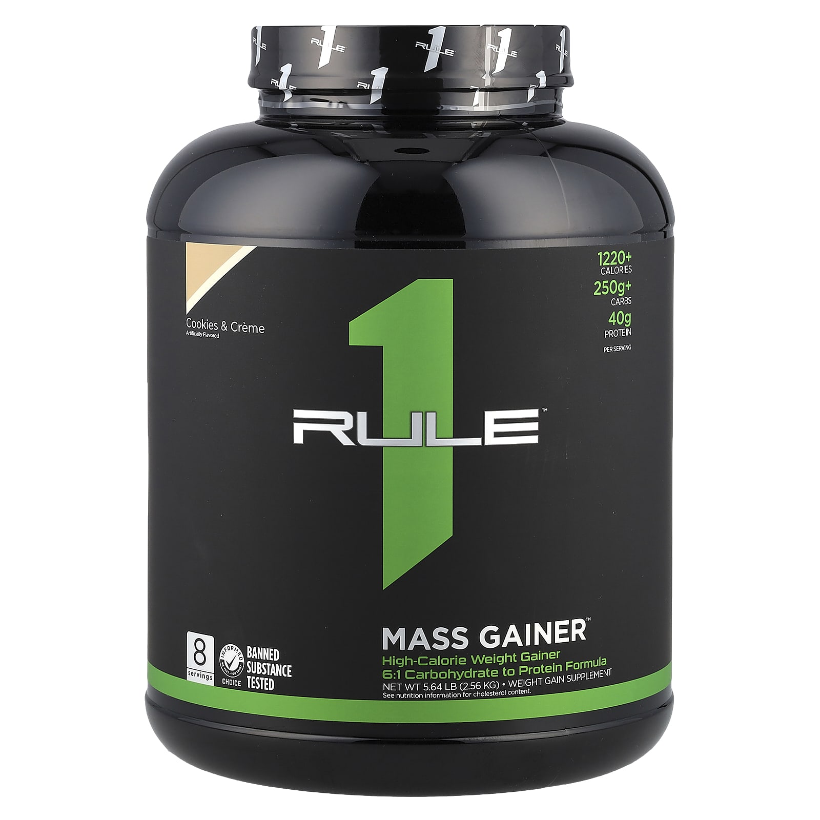 Rule One Proteins, Mass Gainer™, Cookies & Creme, 5.64 lb (2.56 kg) - B0BJMW4TG4