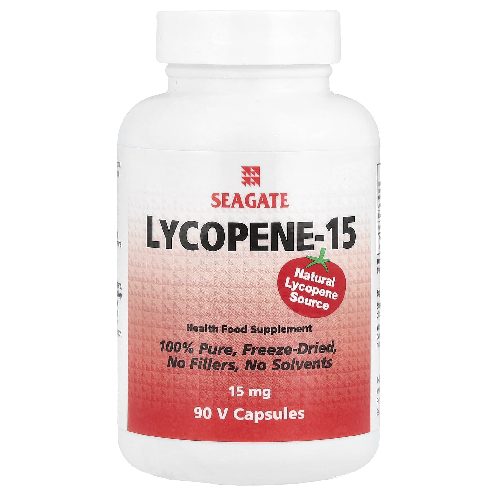 Seagate, Lycopene-15, 15 mg, 90 V Capsules - B002FU68VI