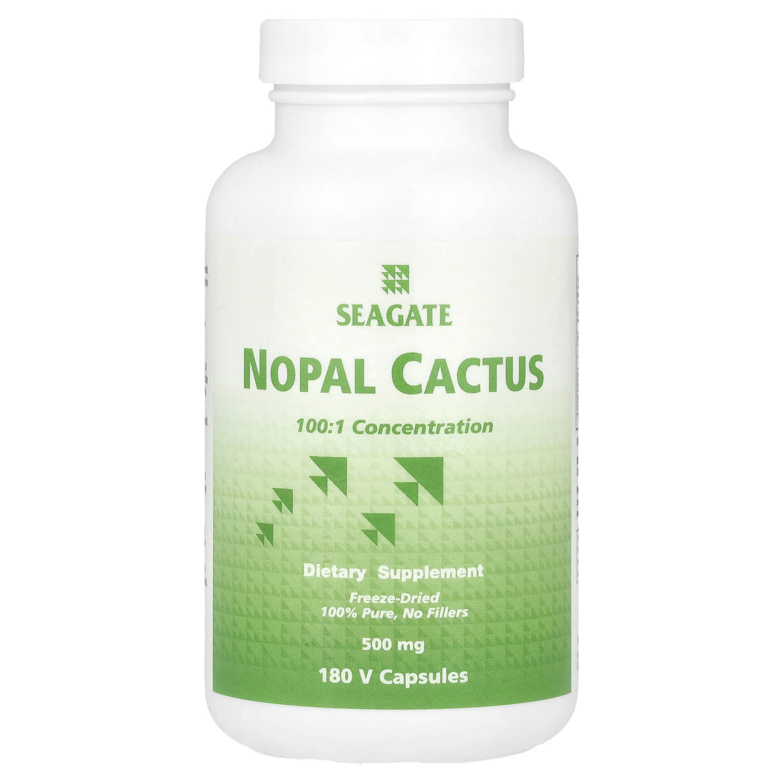 Seagate, Nopal Cactus, 500 mg, 180 V Capsules - B002FU69T4