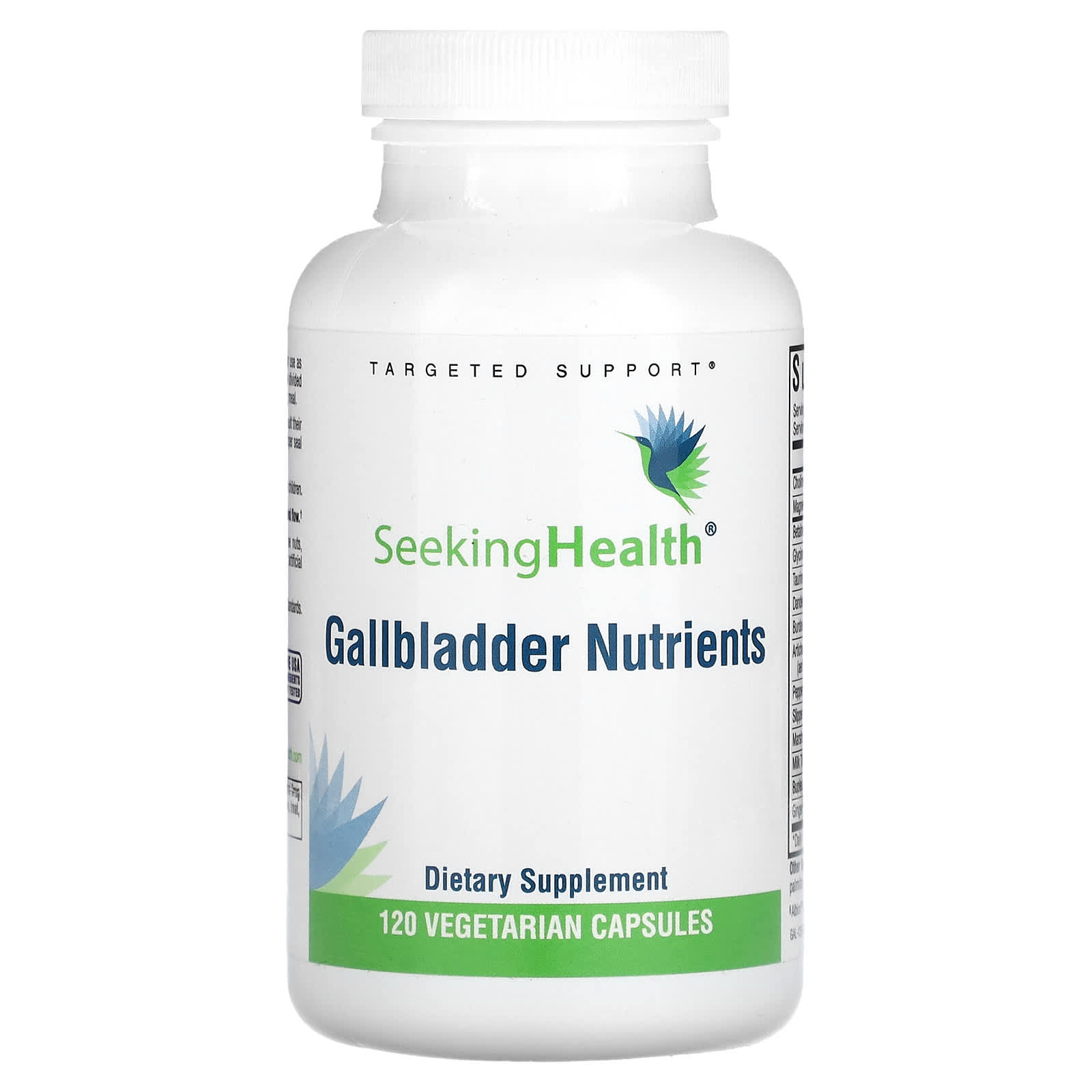 Seeking Health, Gallbladder Nutrients, 120 Vegetarian Capsules - B09MFTFNV1