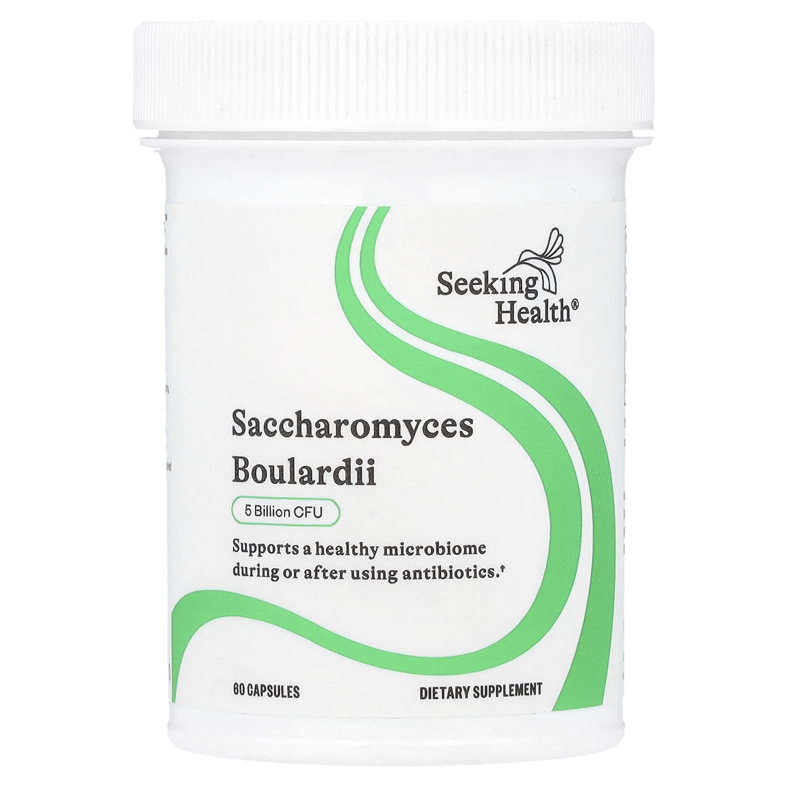 Seeking Health, Saccharomyces Boulardii, 5 Billion CFU, 60 Capsules - 