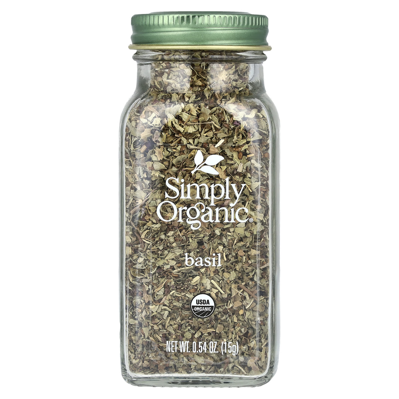 Simply Organic, Basil, 0.54 oz (15 g) - B00MIJXSH8