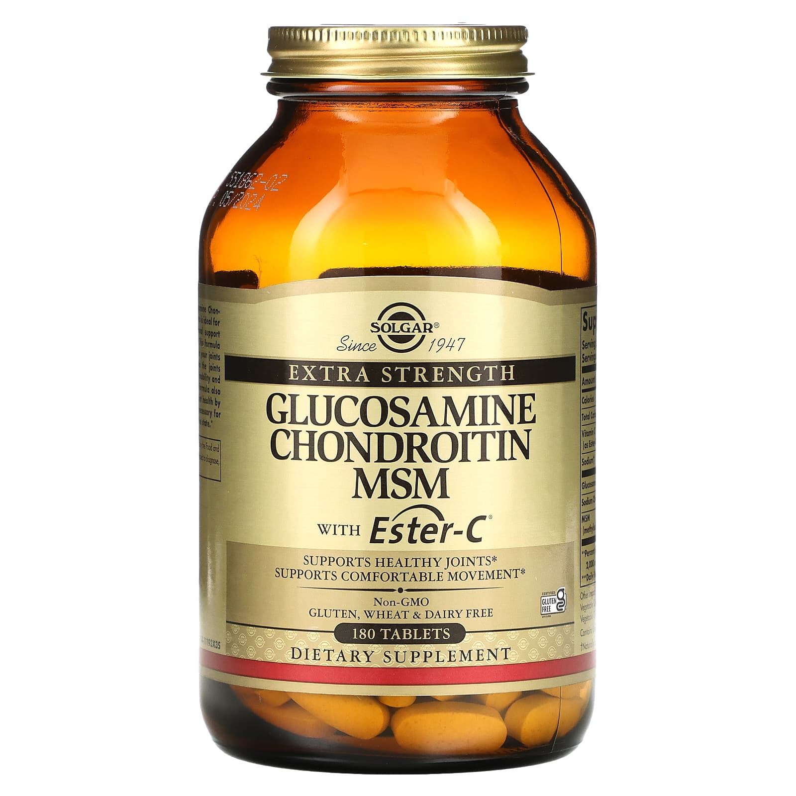 Solgar, Glucosamine Chondroitin MSM with Ester-C, 180 Tabs - B00331RPJW