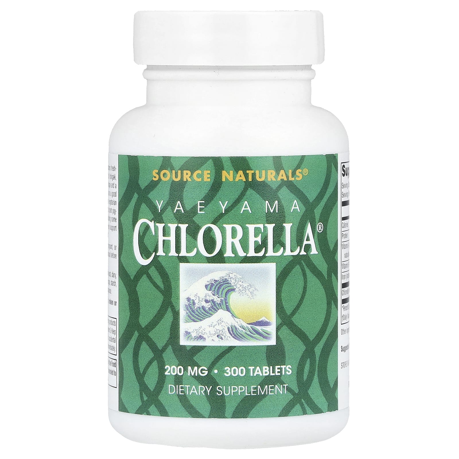 Source Naturals, Yaeyama Chlorella®, 200 mg, 300 Tablets (20 mg per Tablet) - B000Z96IVG