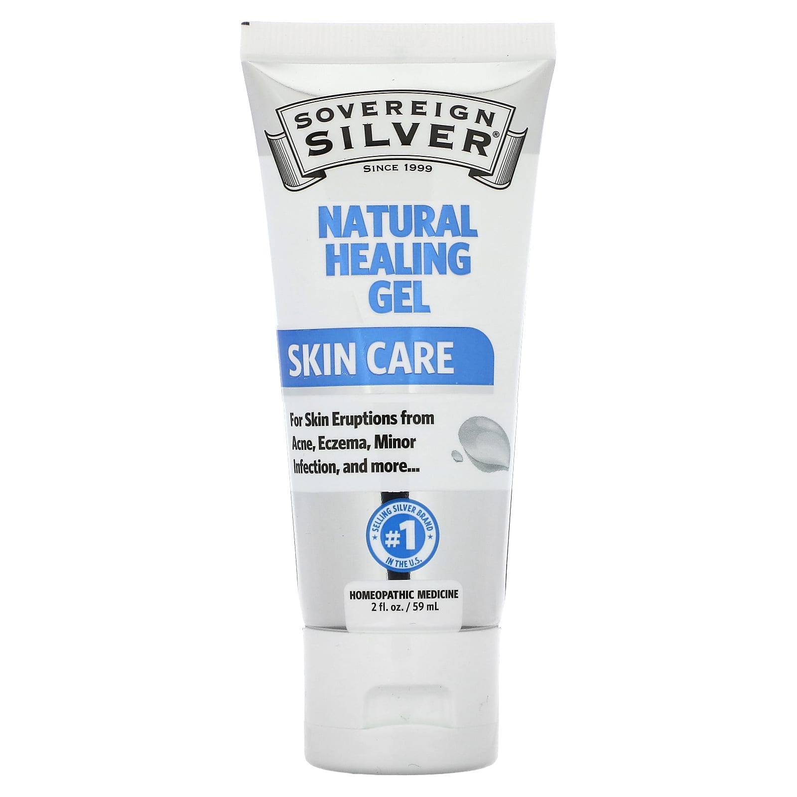 Sovereign Silver, Natural Healing Gel, Skin Care , 2 fl oz (59 ml) - B0CBT1TXDN