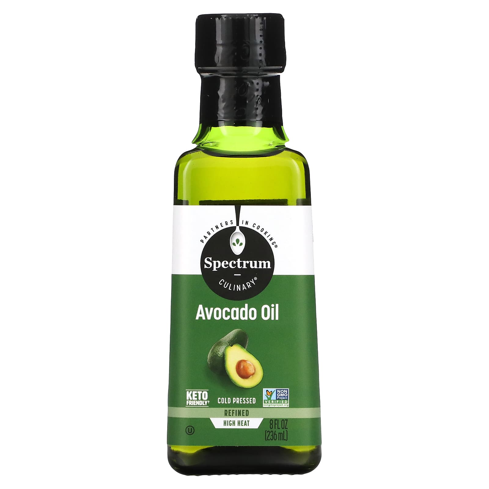 Spectrum Culinary, Avocado Oil, Cold Pressed, 8 fl oz (236 ml) - B007BLAXVM