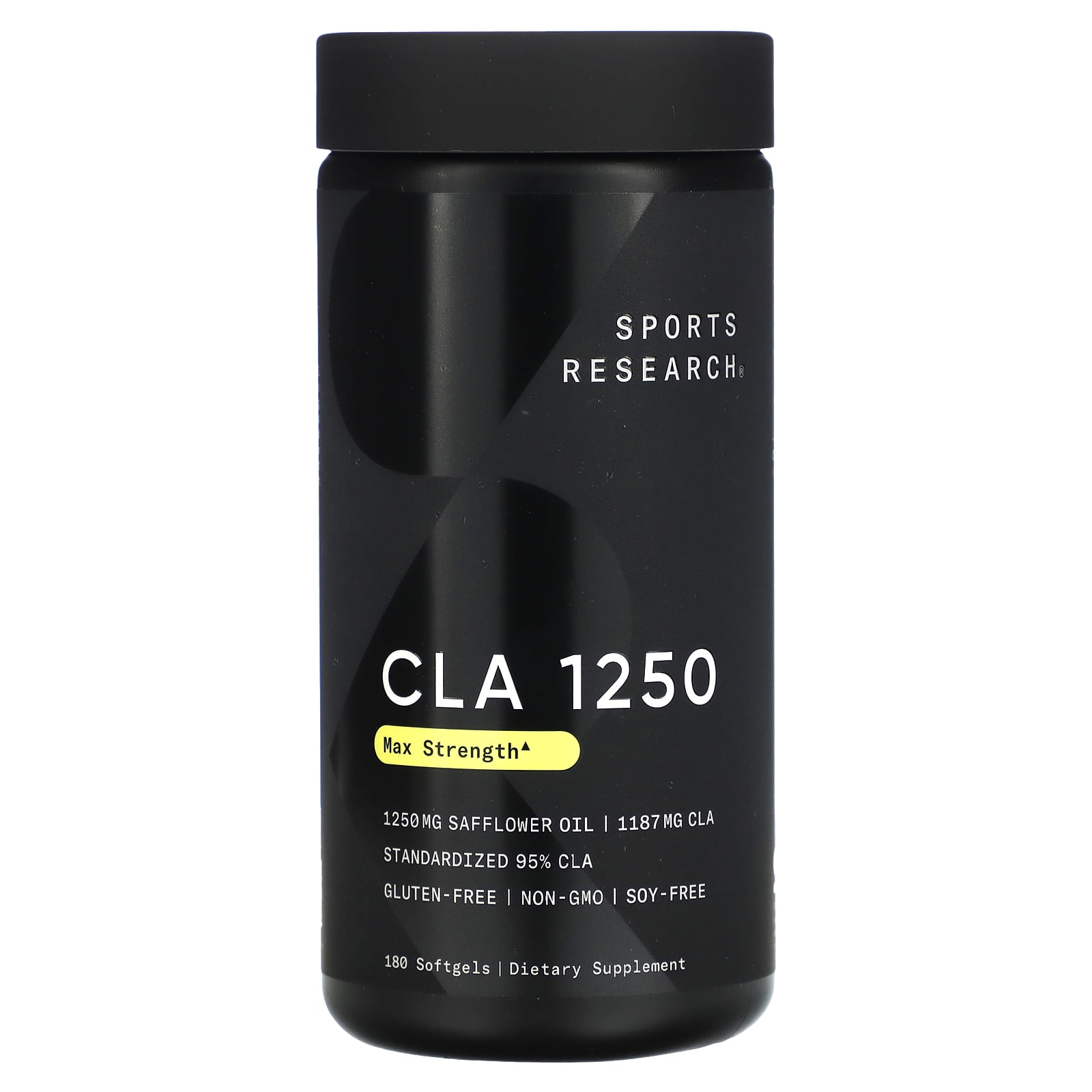 Sports Research, CLA 1250, Max Strength, 1,250 mg, 180 Softgels - B01F2OG8B8