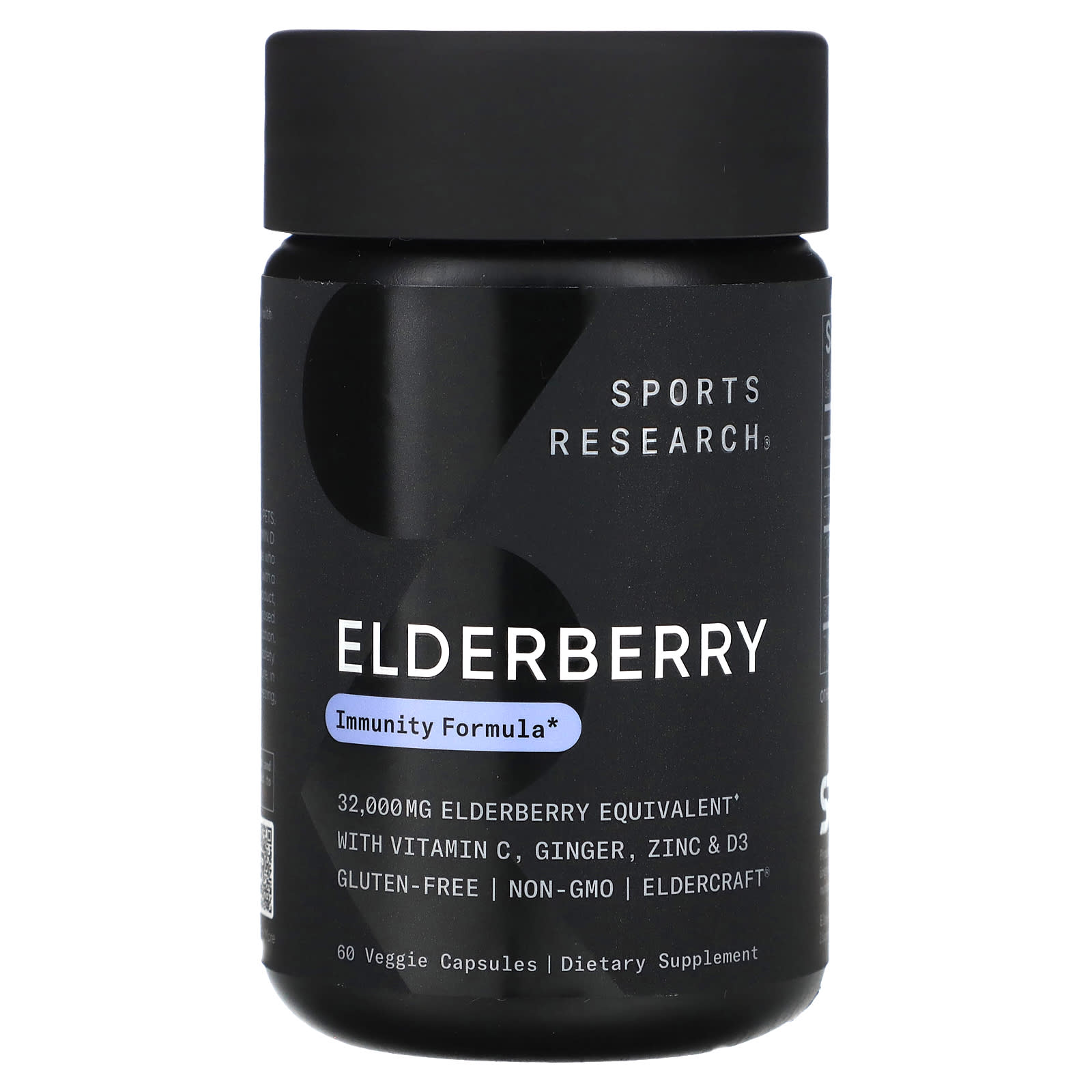 Sports Research, Elderberry, 60 Veggie Capsules - B0861HZD7G