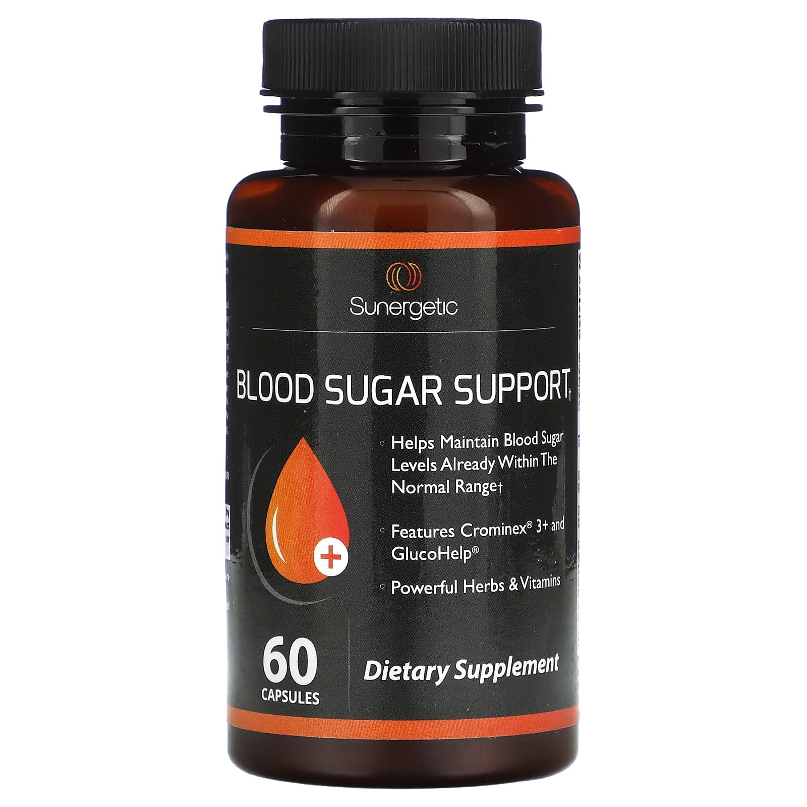 Sunergetic, Blood Sugar Support, 60 Capsules - B01B1VILRK
