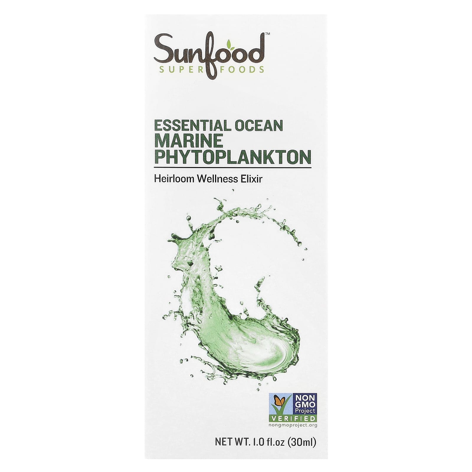 Sunfood, Essential Ocean Marine Phytoplankton, 1 fl oz (30 ml) - B003XDI3NC