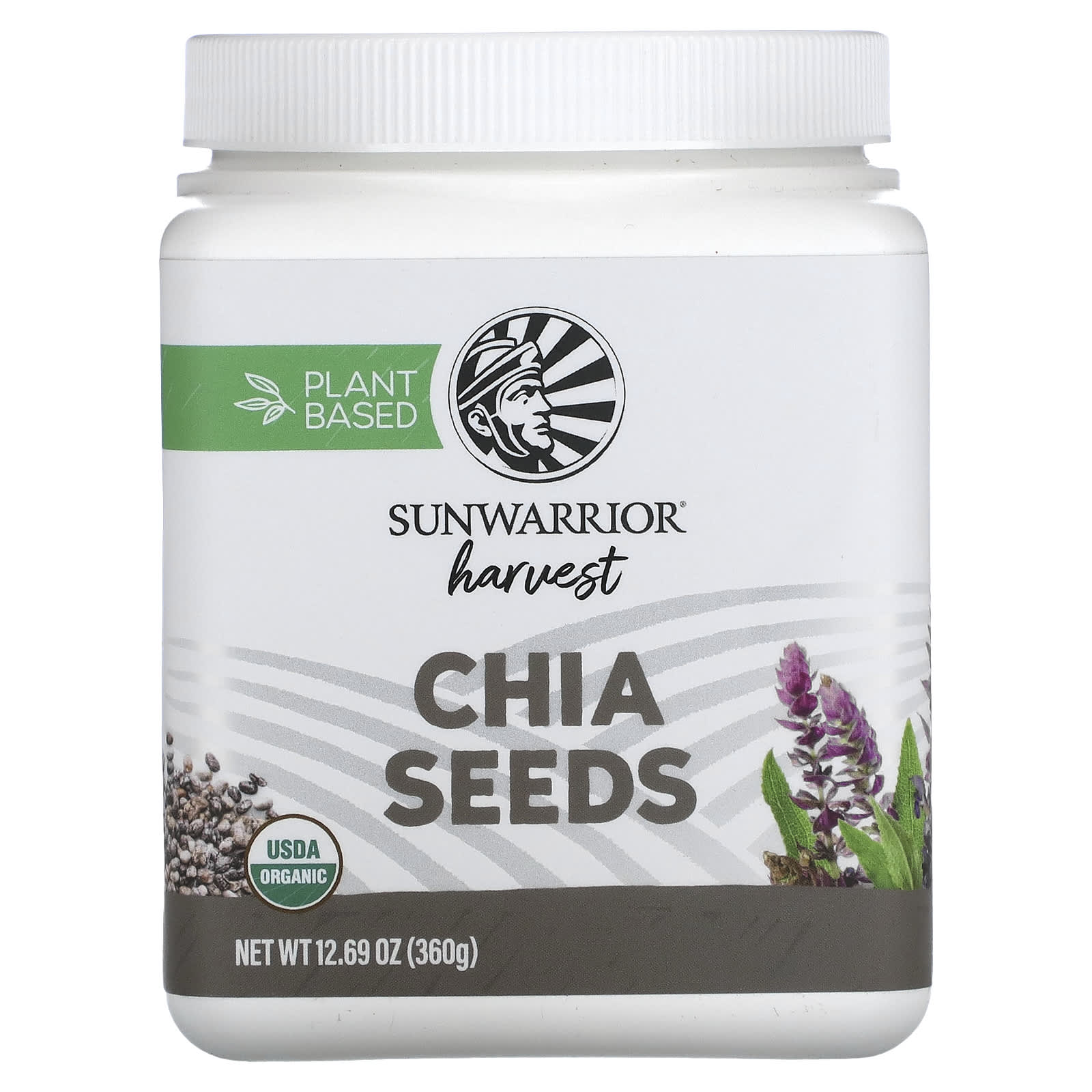Sunwarrior, Harvest, Chia Seeds, 12.69 oz (360 g) - B09T4Z3NM6