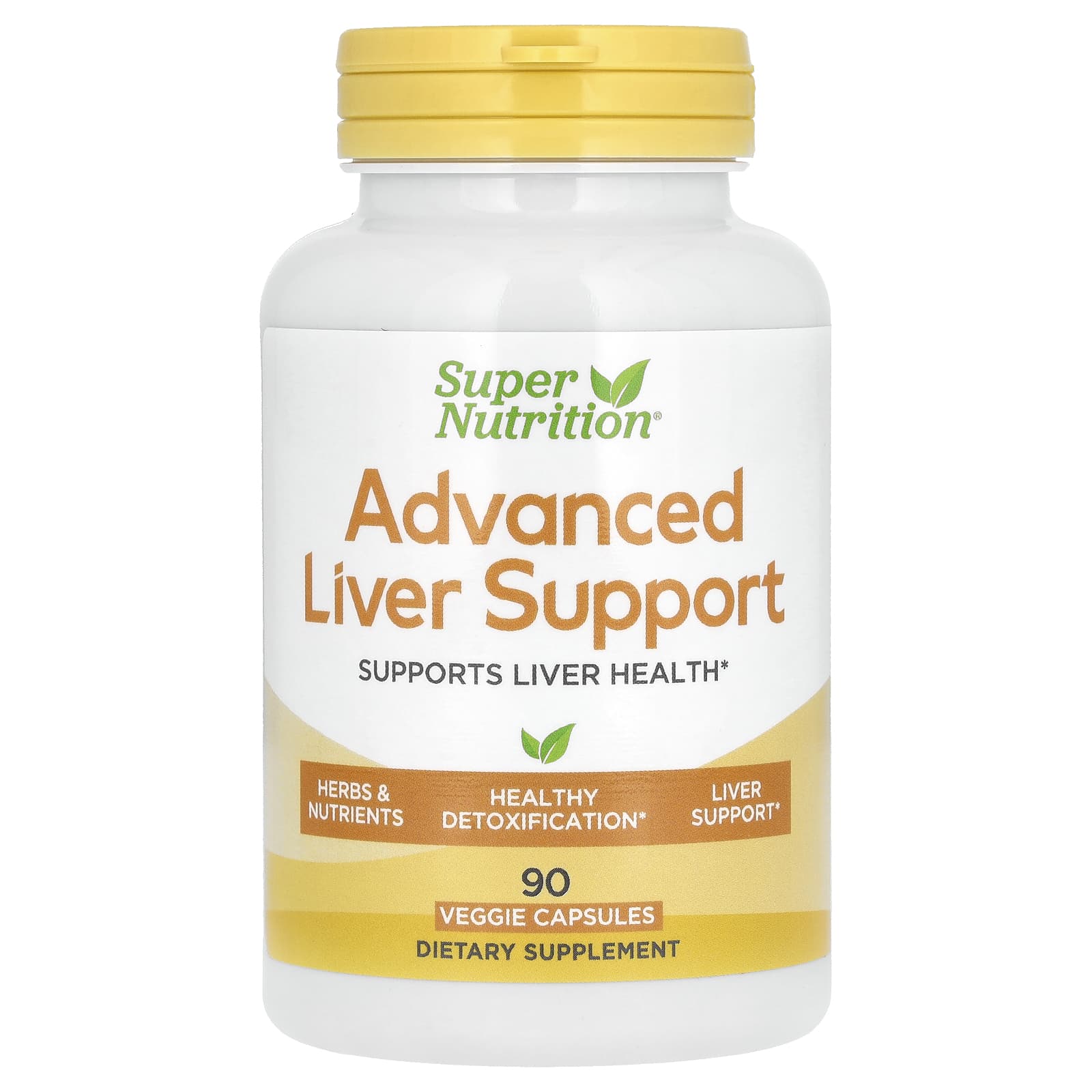 Super Nutrition, Advanced Liver Support, 90 Veggie Capsules - B00028PHEY