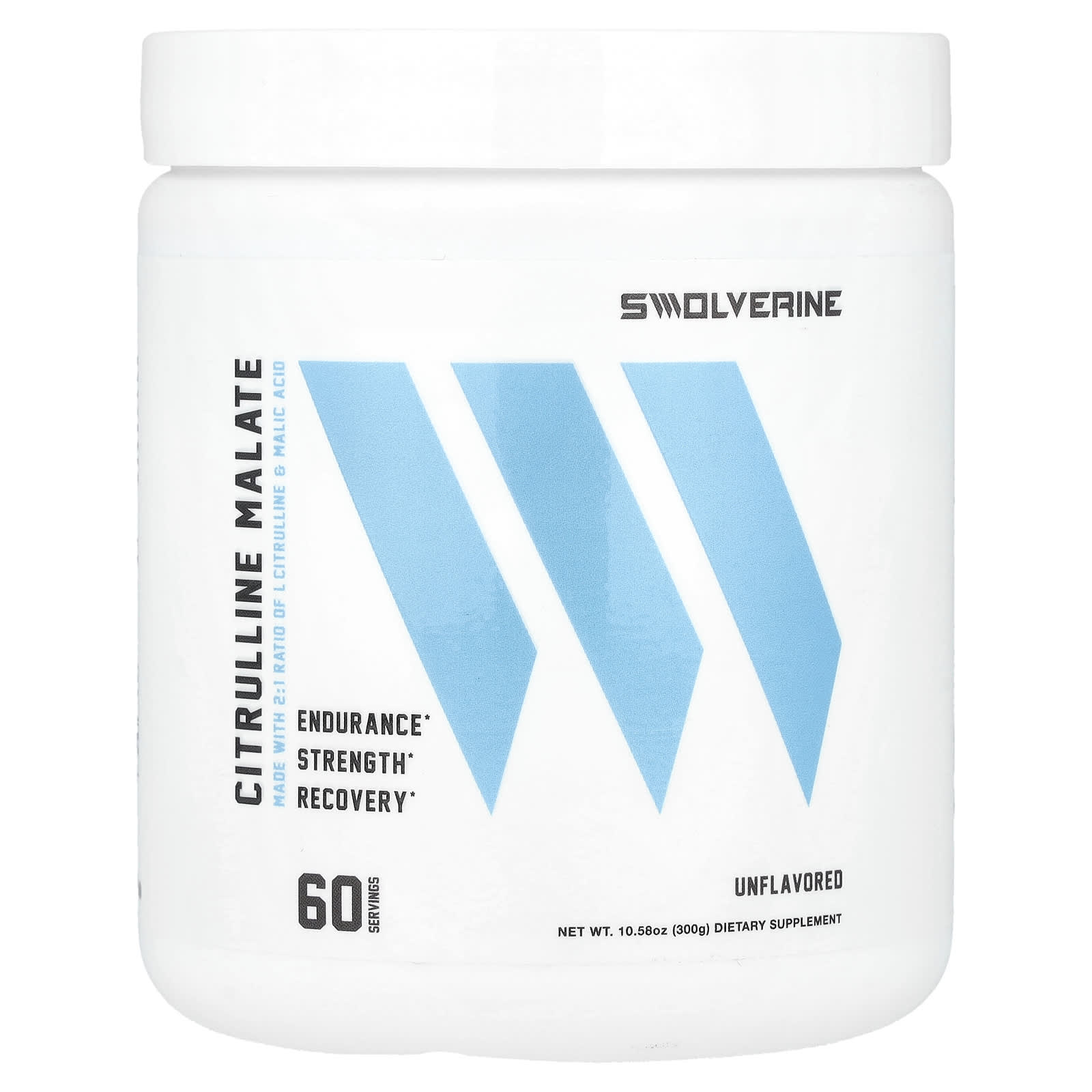 Swolverine, Citrulline Malate, Unflavored, 10.58 oz (300 g)