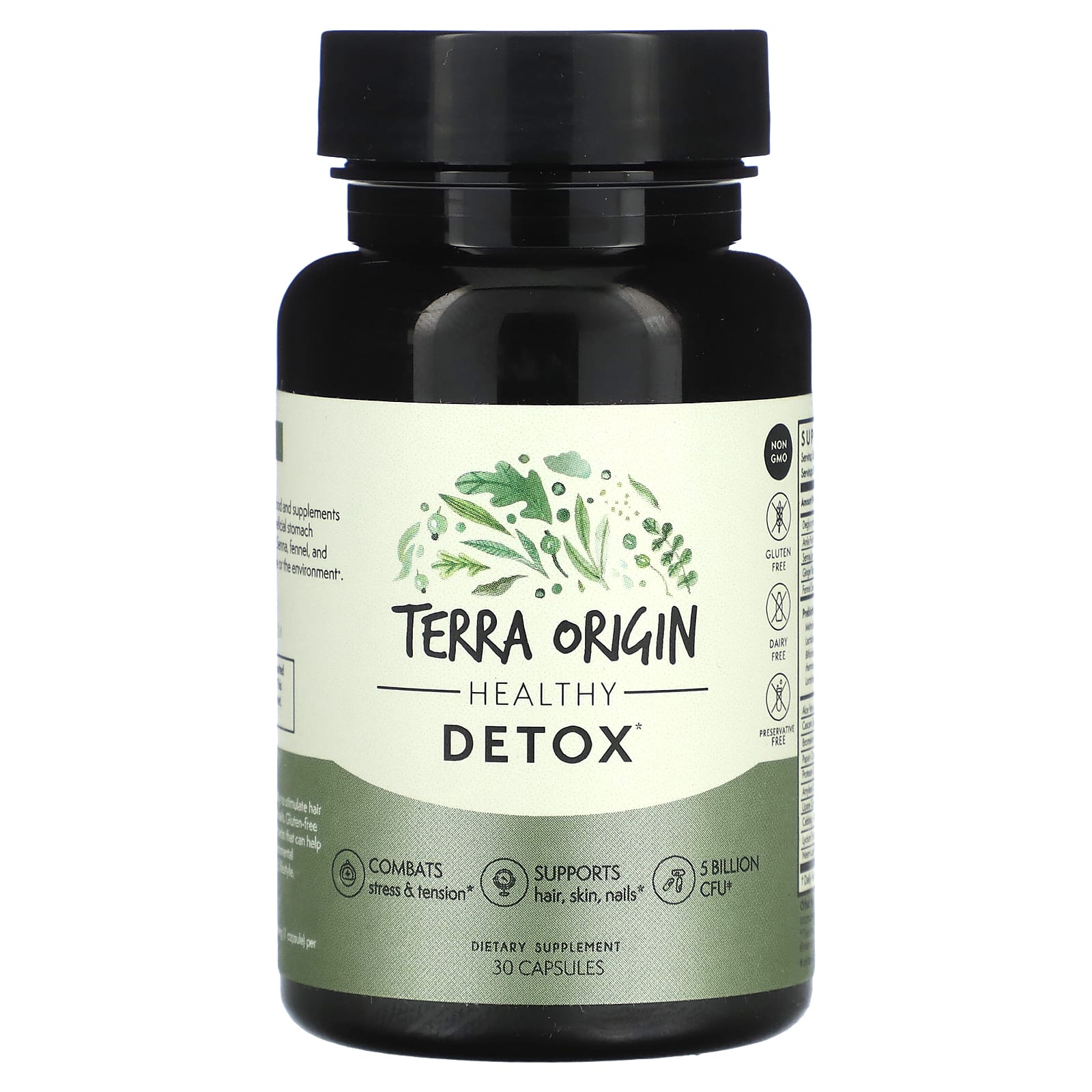 Terra Origin, Healthy Detox, 30 Capsules - B09V8BTLMG