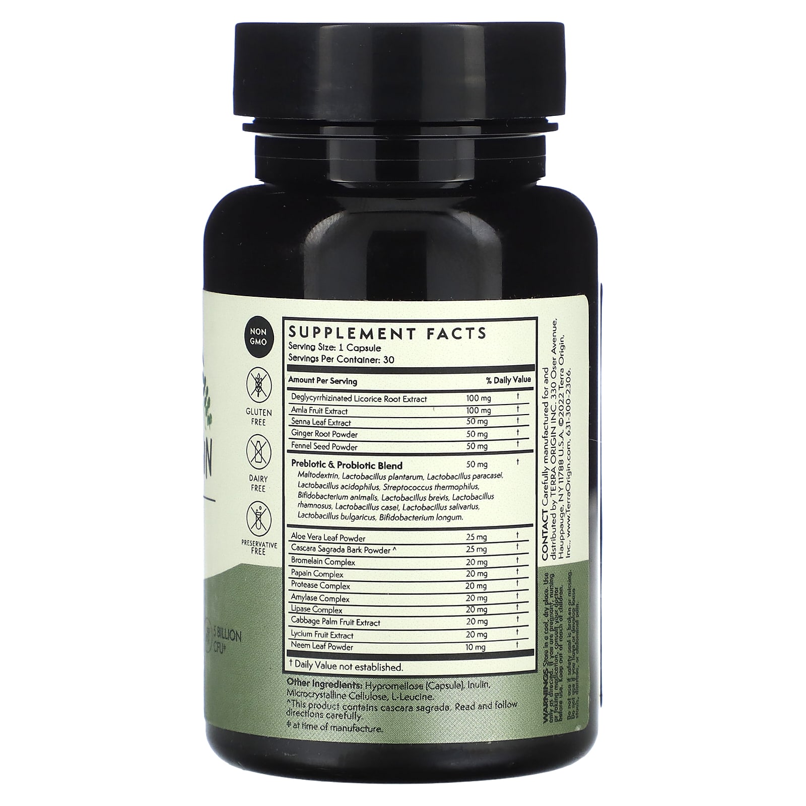 Terra Origin, Healthy Detox, 30 Capsules - B09V8BTLMG