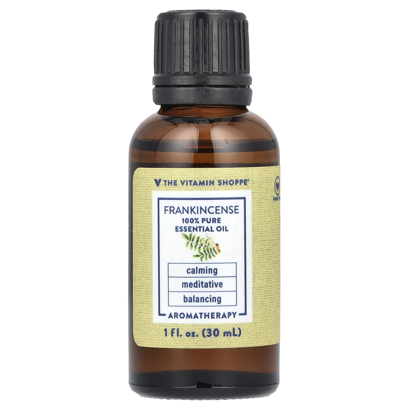 The Vitamin Shoppe, 100% Pure Essential Oil, Frankincense , 1 fl oz (30 ml) - B07ZZGWCRV