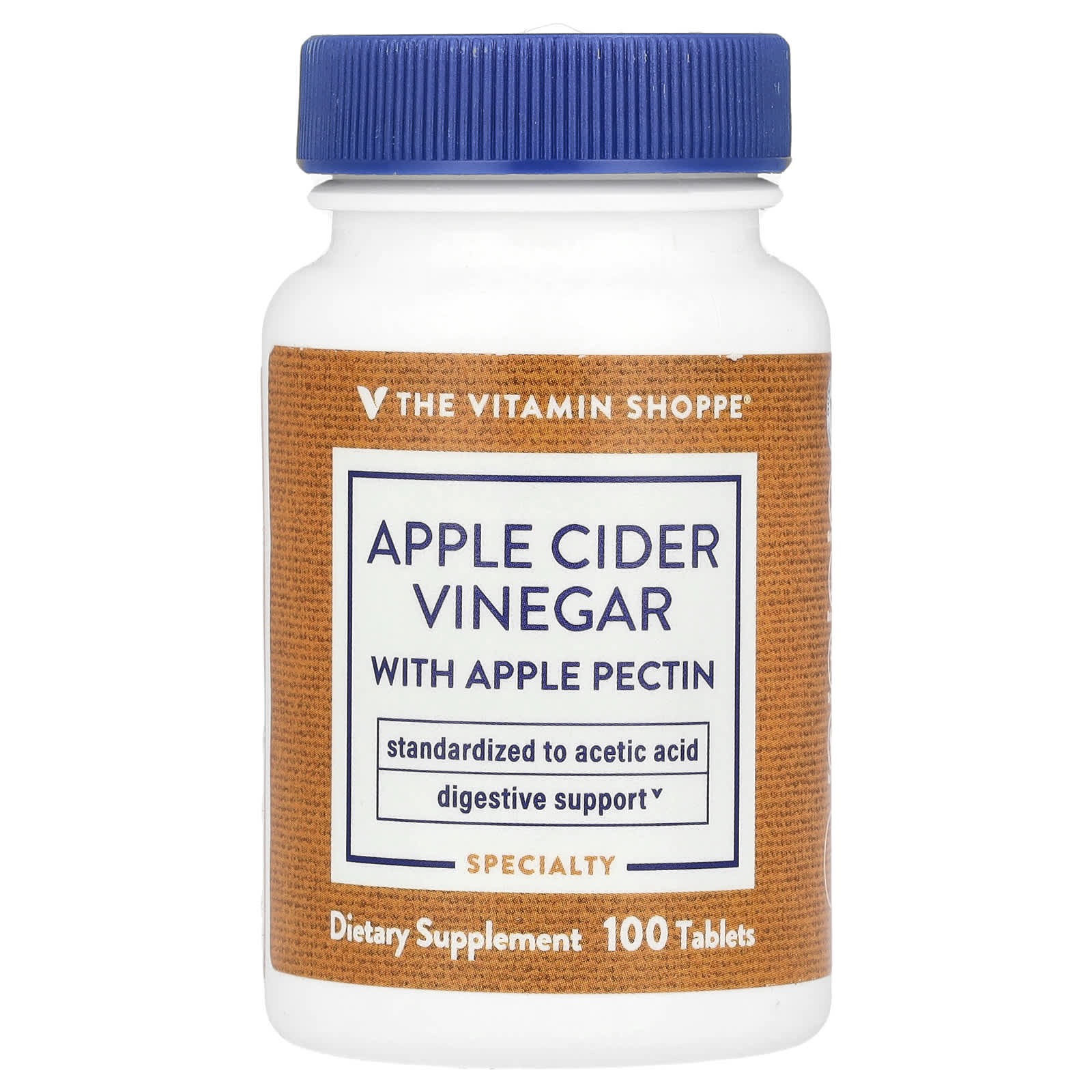 The Vitamin Shoppe, Apple Cider Vinegar With Apple Pectin, 100 Tablets - B01DKTZAU2