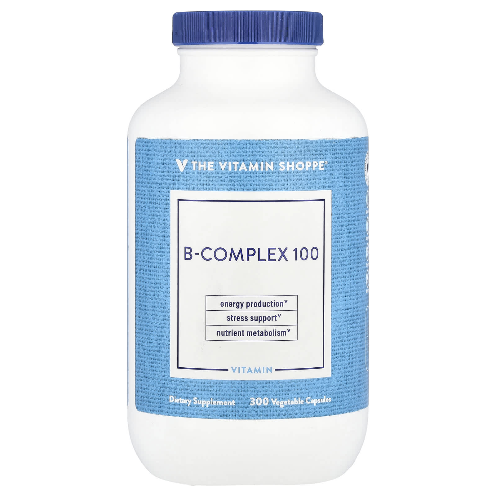 The Vitamin Shoppe, B-Complex 100, 300 Vegetable Capsules - B00012NBQM