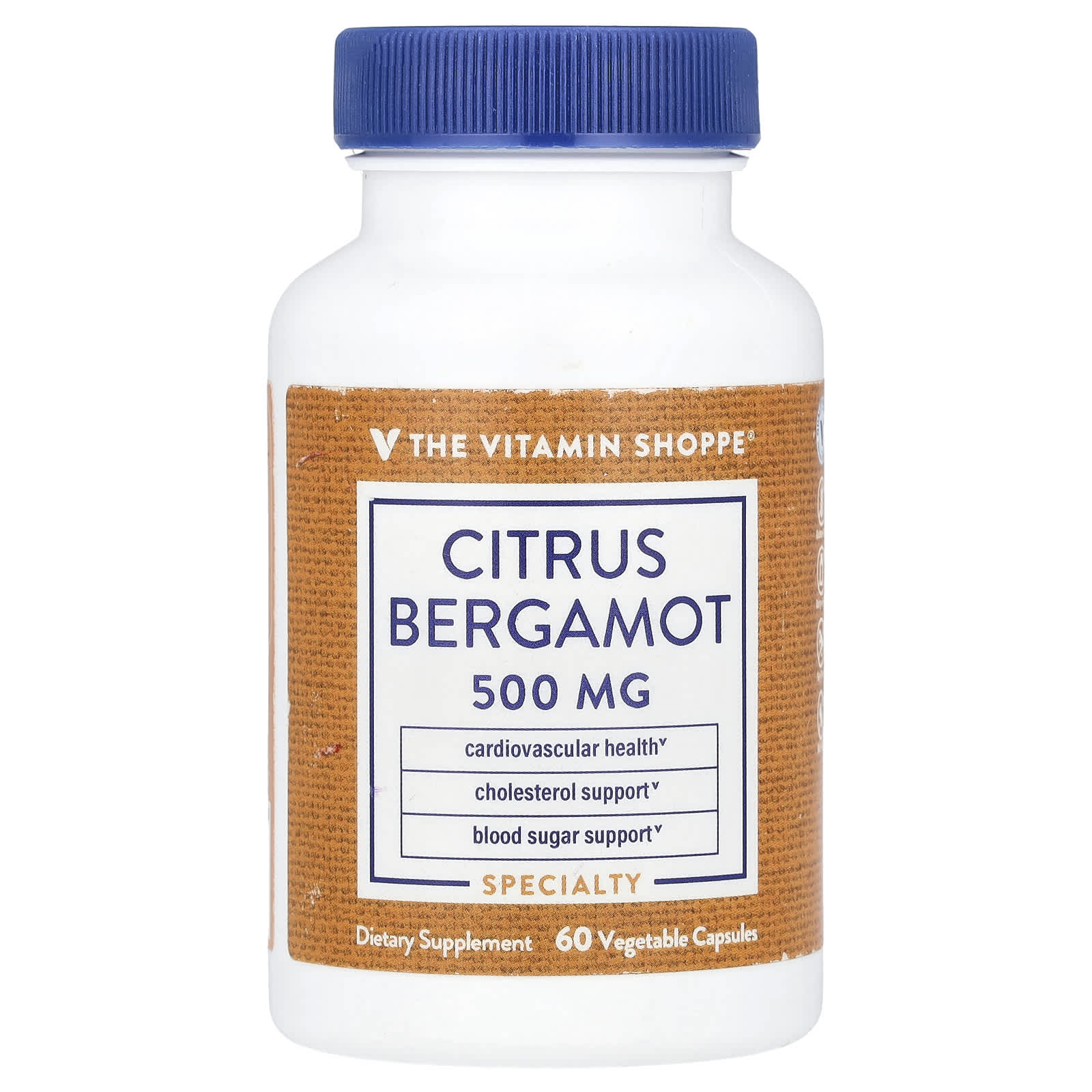 The Vitamin Shoppe, Citrus Bergamot, 500 mg, 60 Vegetable Capsules - 