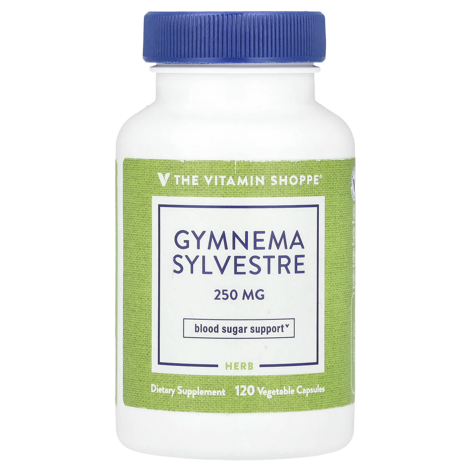 The Vitamin Shoppe, Gymnema Slyvestre, 250 mg, 120 Vegetable Capsules - 