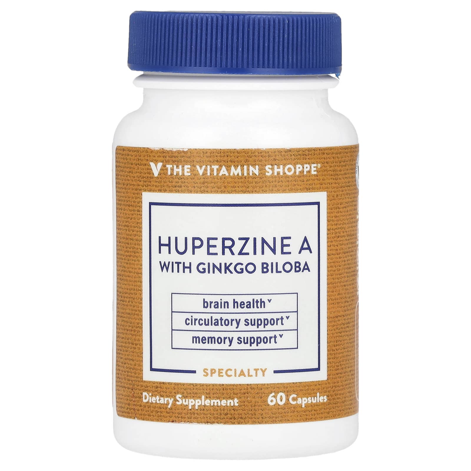 The Vitamin Shoppe, Huperzine A With Ginkgo Biloba, 60 Capsules - B088P1R1QX