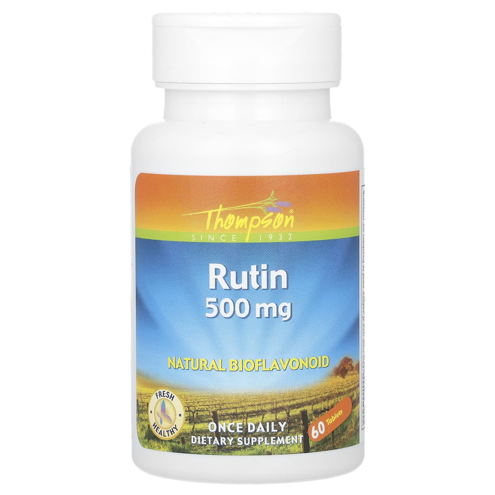 Thompson, Rutin, 500 mg, 60 Tablets - B001E0ZM1W