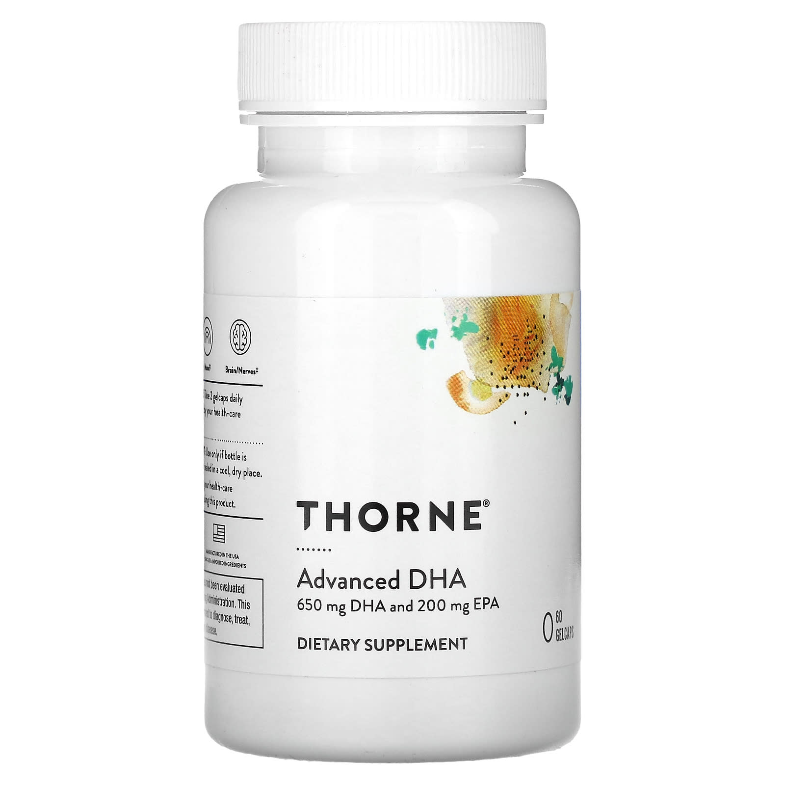 Thorne, Advanced DHA, 60 Gelcaps - B0BDMXTCKJ