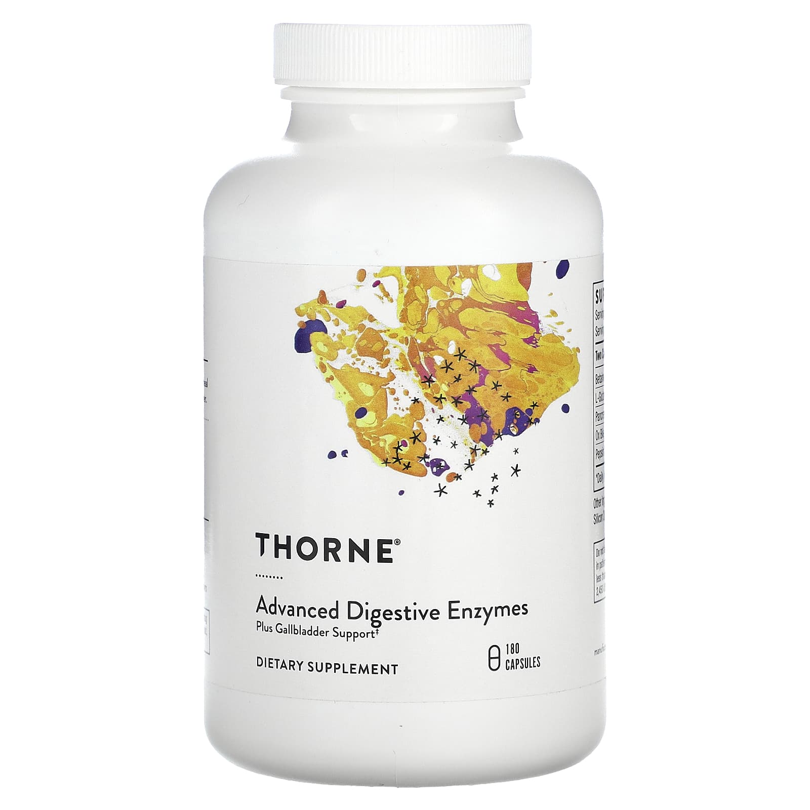 Thorne, Advanced Digestive Enzymes, Dietary Supplements, 180 Capsules - B000VYQJ8W
