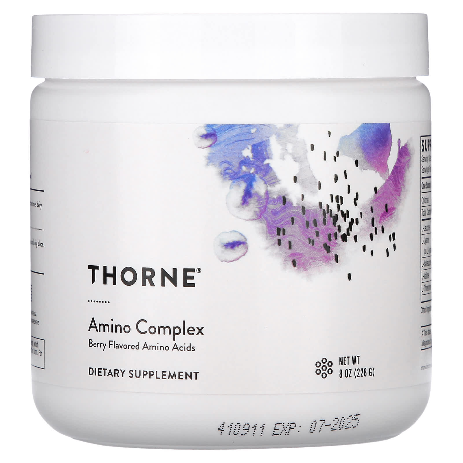 Thorne, Amino Complex, Berry, 8 oz (228 g) - B00K0WQK0W