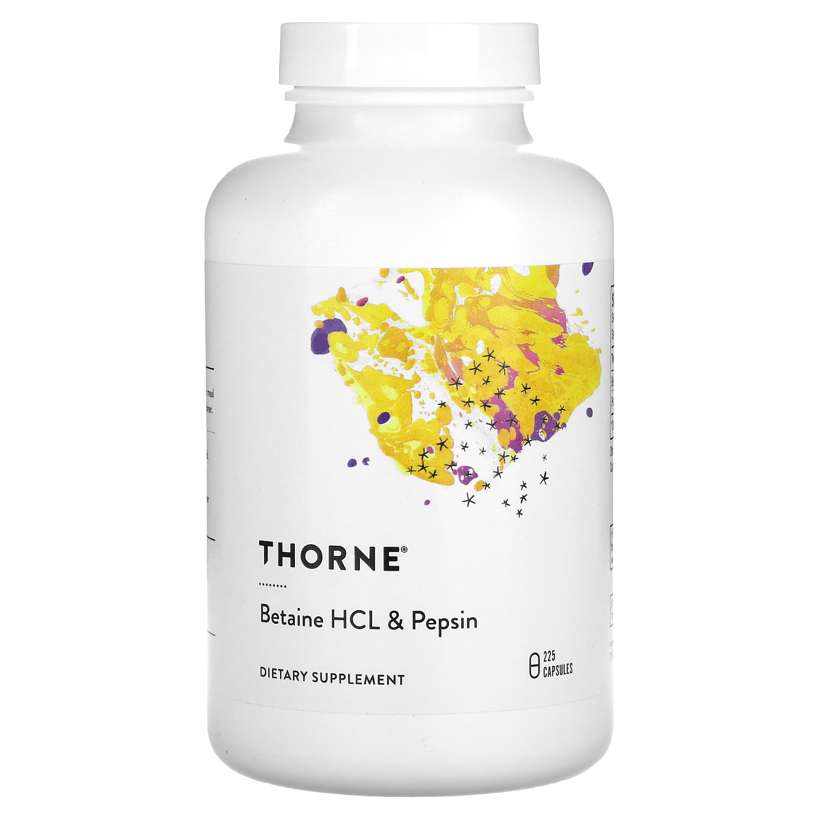 Thorne, Betaine HCL & Pepsin, 225 Capsules - B00OVMTTFK