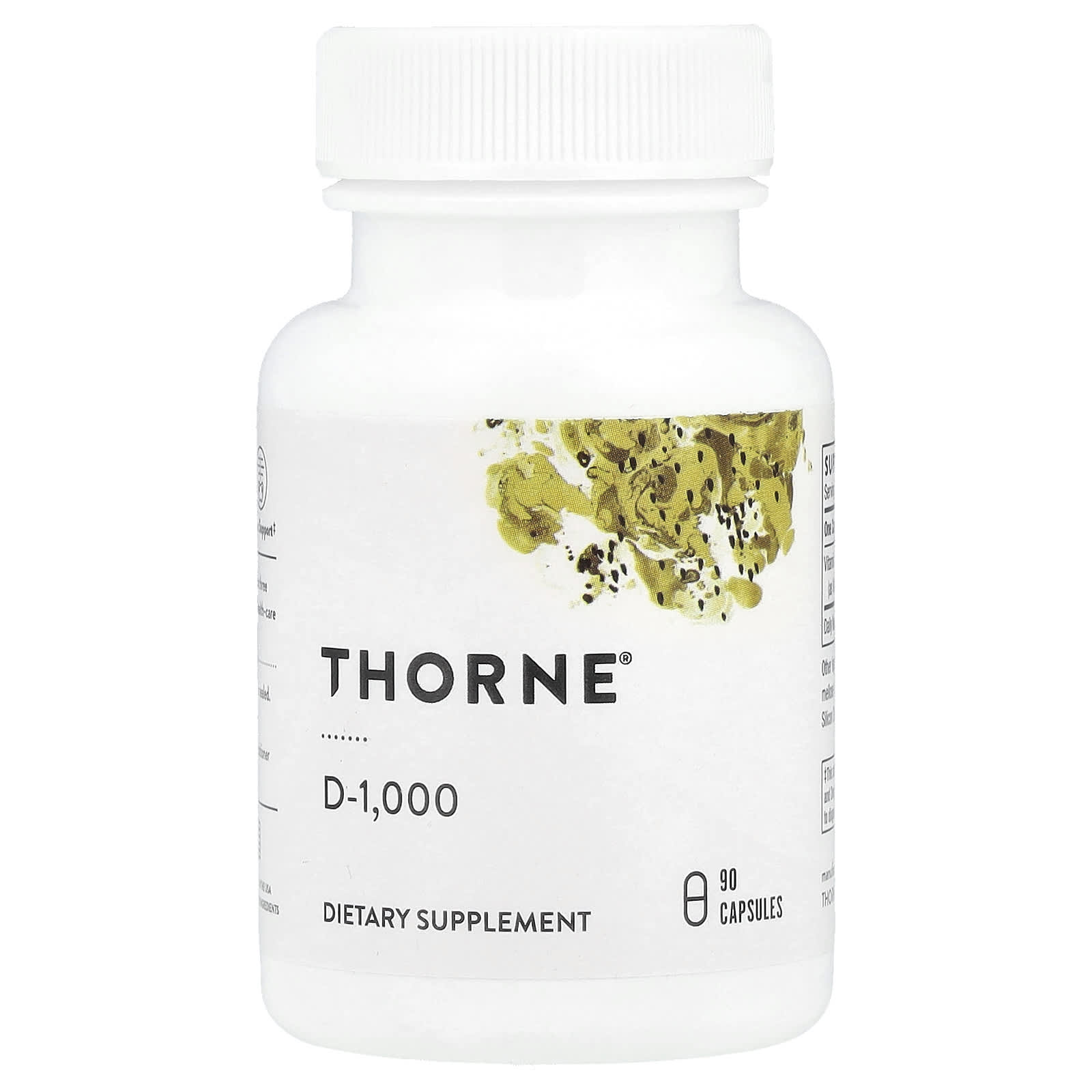 Thorne, D-1,000, 25 mcg, 90 Capsules - B0797H3VQS