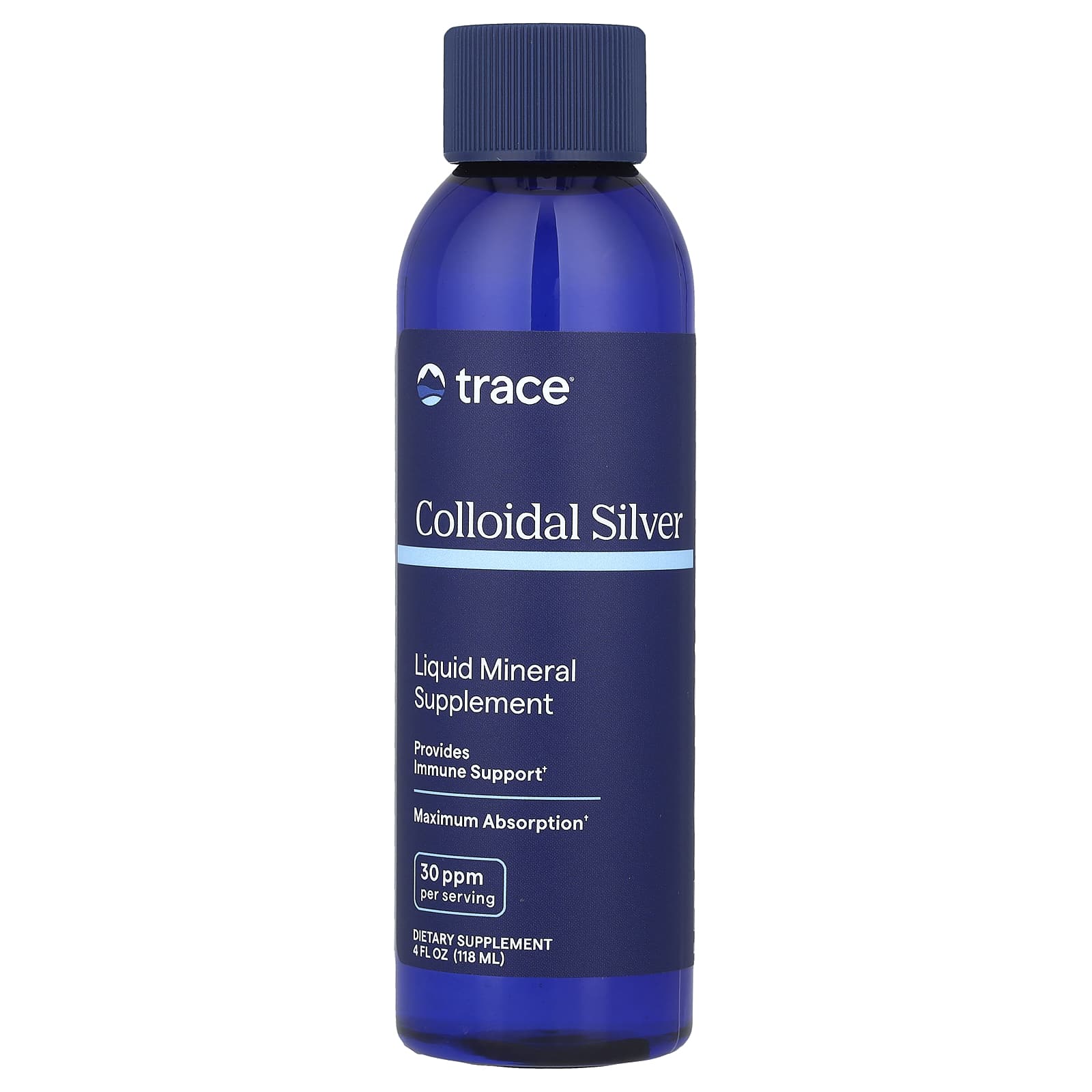 Trace Minerals ®, Colloidal Silver, 4 fl oz (118 ml) - B08B6FWX3Q