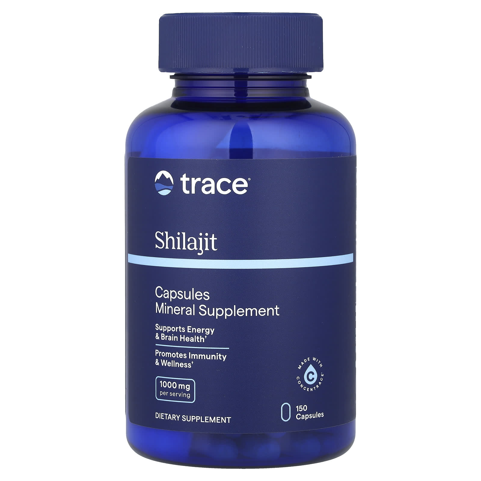 Trace, Shilajit, 150 Capsules - B0CZRZR9M9