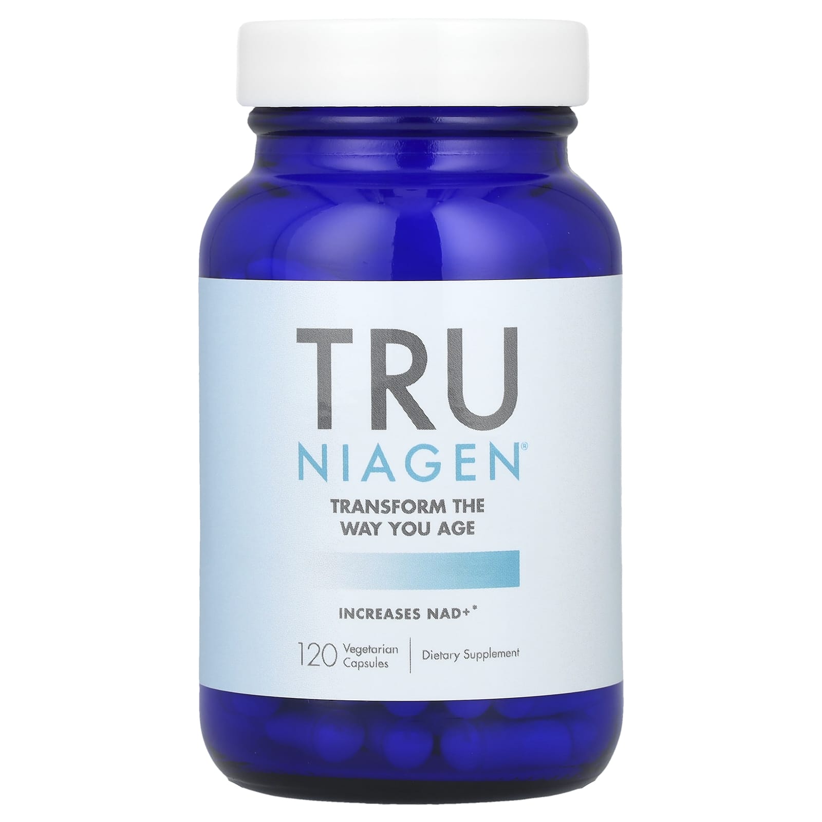 Tru Niagen, Nicotinamide Riboside Chloride , 120 Vegetarian Capsules
