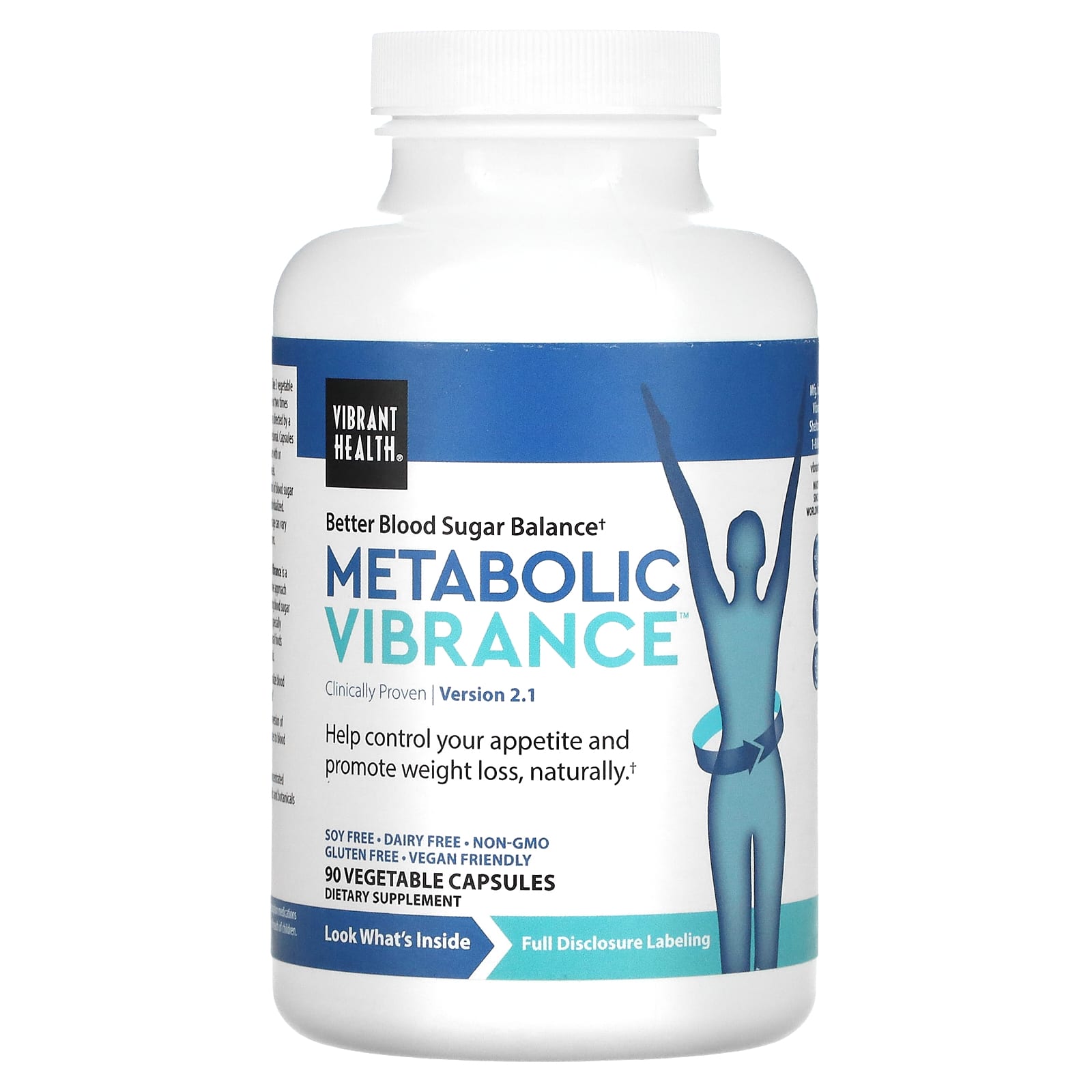 Vibrant Health, Metabolic Vibrance, Version 2, 90 Vegetable Capsules - 