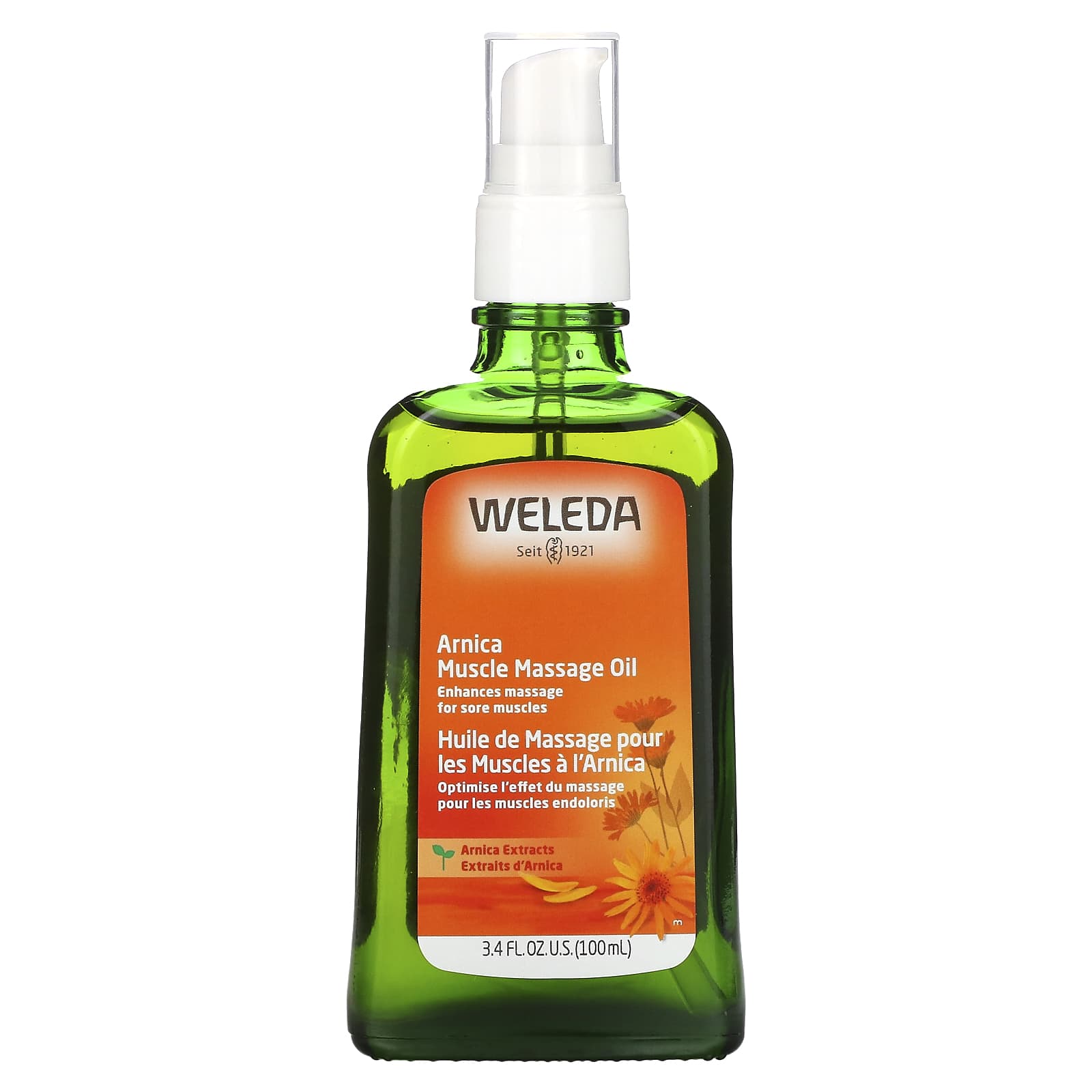 Weleda, Arnica Muscle Massage Oil, 3.4 fl oz (100 ml) - B000OS131S