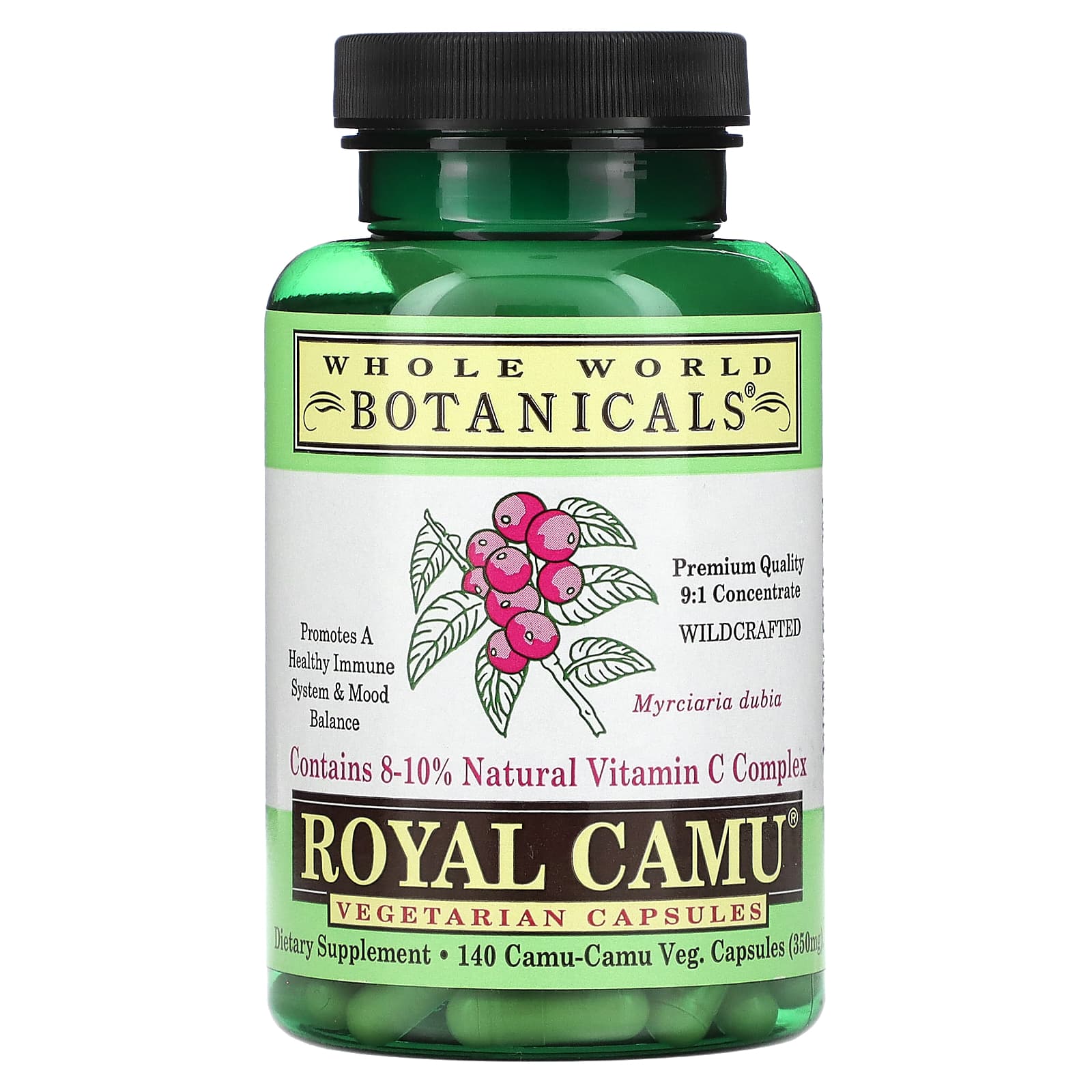 Whole World Botanicals, Royal Camu, 700 mg, 140 Veg Capsules (350 mg per Capsule) - B0027EAC8M