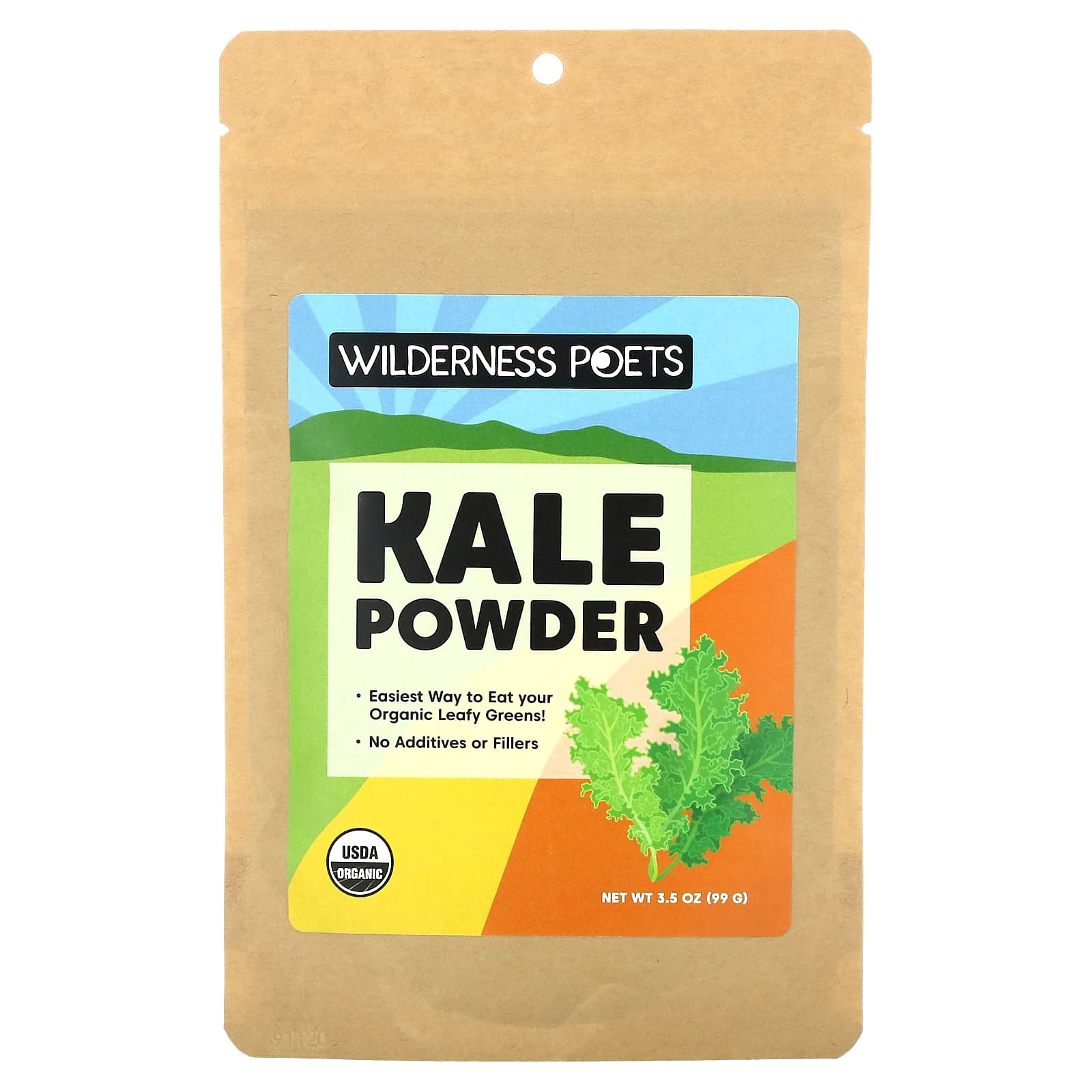 Wilderness Poets, Organic Kale Powder, 3.5 oz (99 g) - 