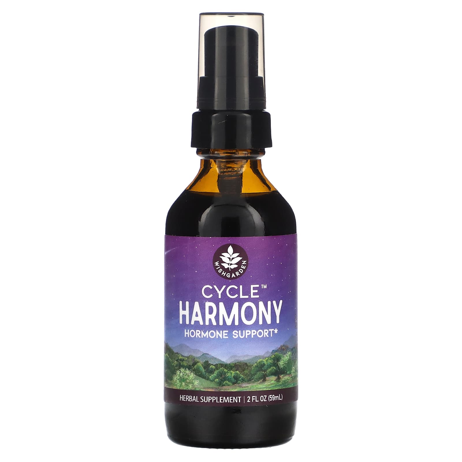 WishGarden Herbs, Cycle Harmony Hormone Support, 2 fl oz (59 ml) - 