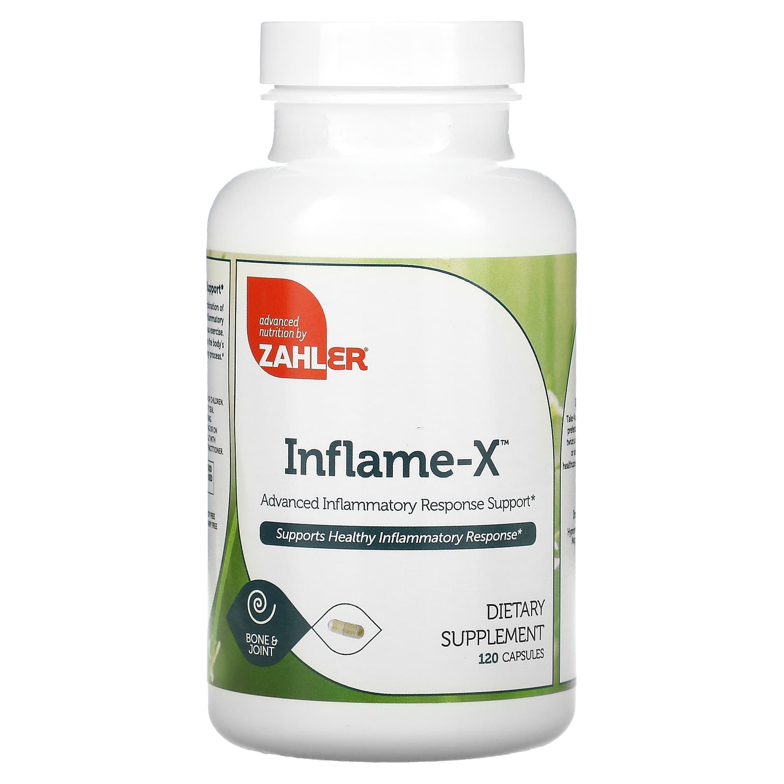 Zahler, Inflame-X, Inflammatory Response & Pain Support, 120 Capsules - 