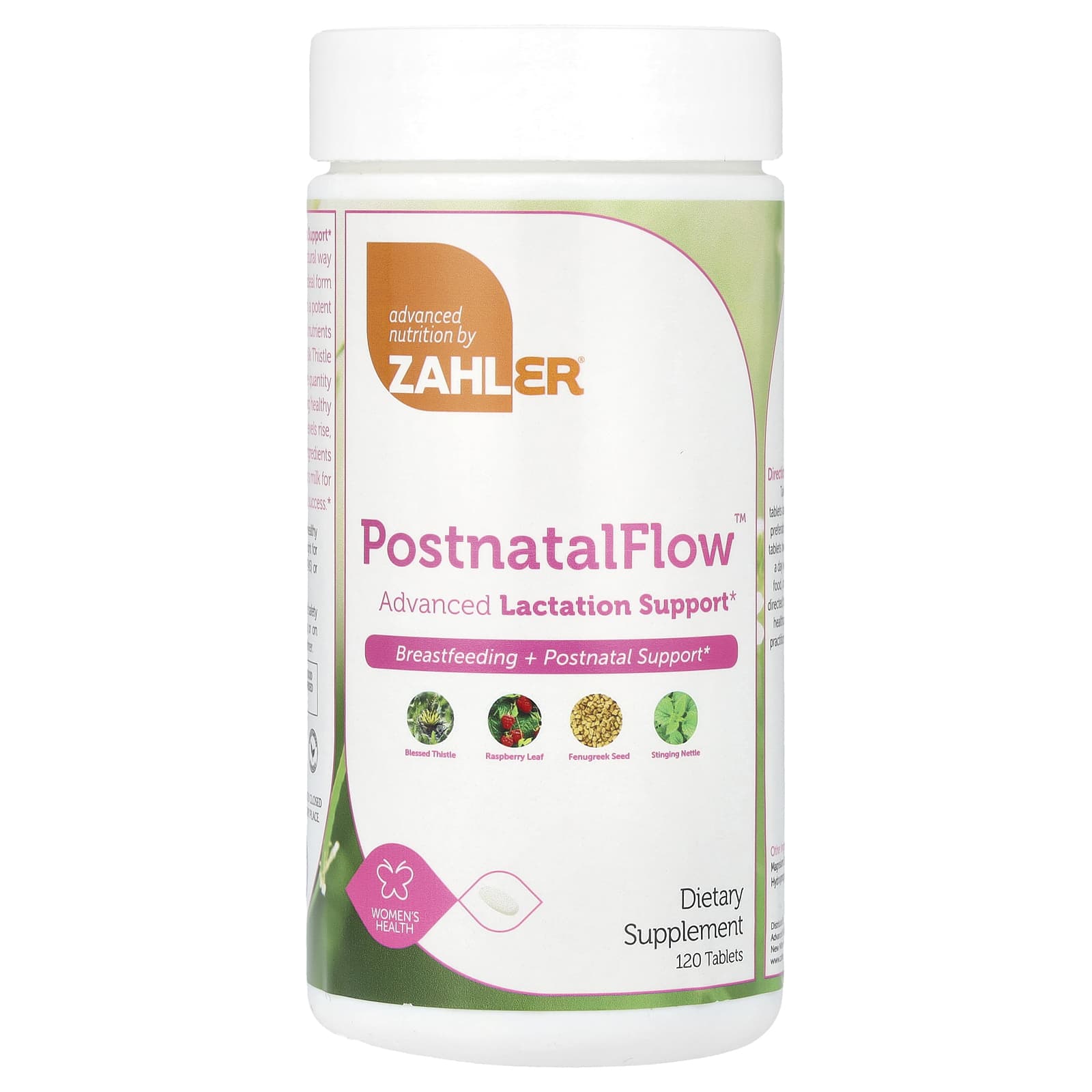 Zahler, Postnatal Flow™, 120 Tablets - B0D9WJ11BJ