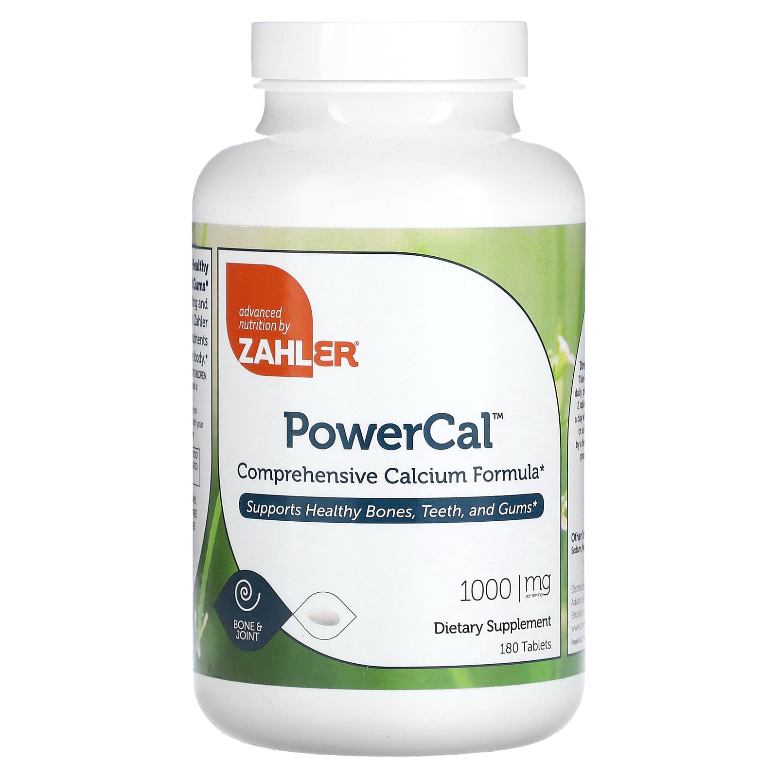 Zahler, PowerCal, Comprehensive Calcium Formula, 1,000 mg, 180 Tablets (250 mg per Tablet) - B01G5RL9FQ
