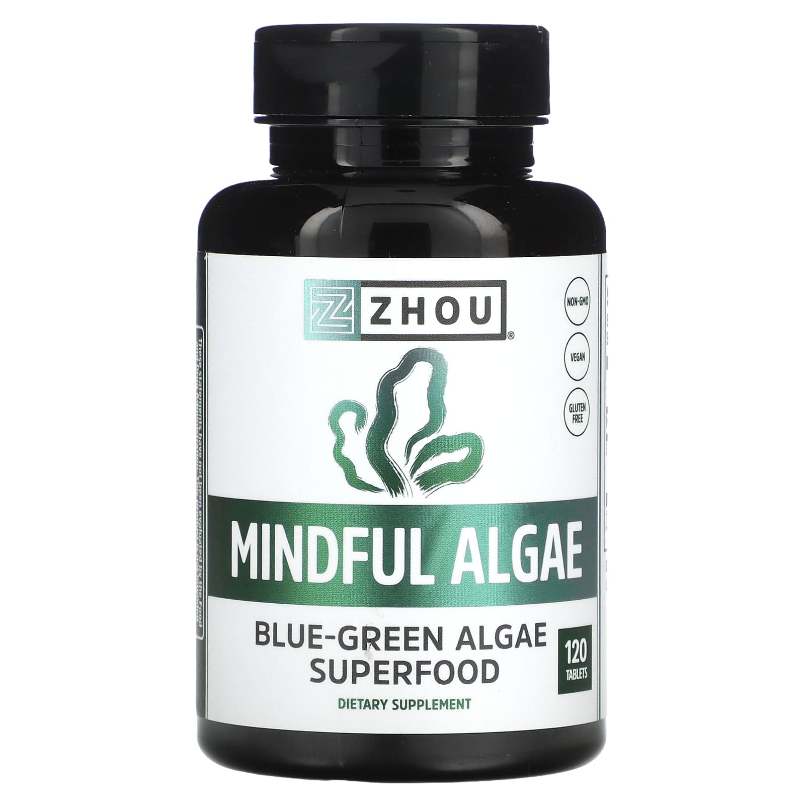Zhou Nutrition, Mindful Algae, 120 Tablets - B0C37ZSSRJ