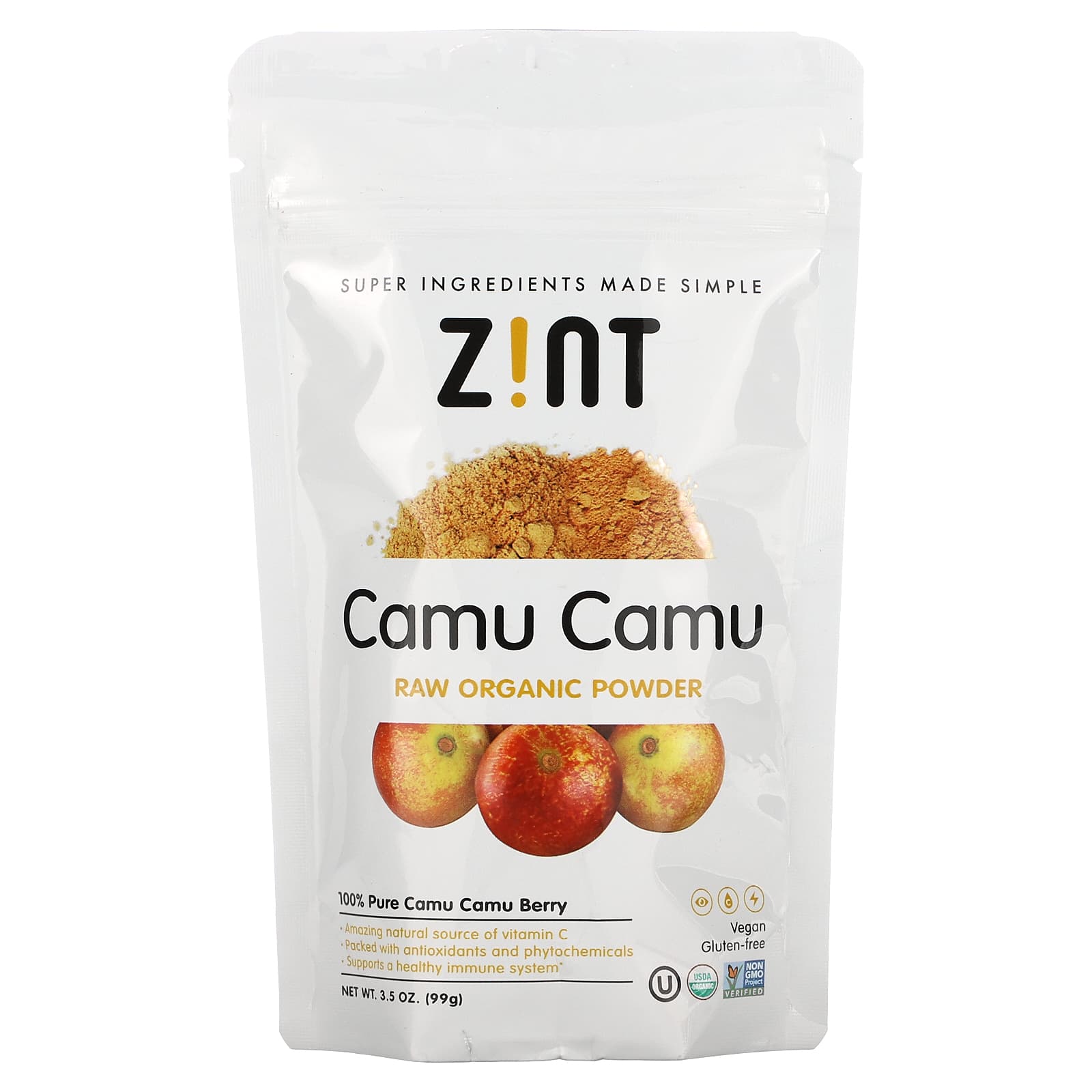 Zint, Organic Camu Camu Powder , 3.5 oz (99 g) - B06W2KPZMB