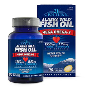 21st Century Alaska Wild Fish Oil Mega Omega-3 - B001FXUAGA