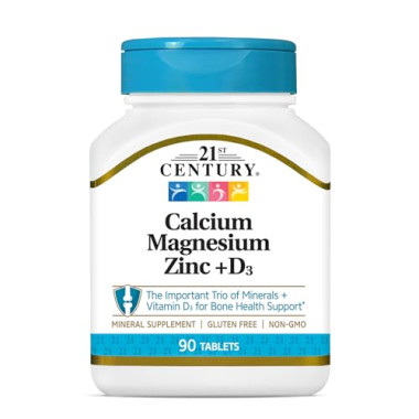 21st Century Calcium Magnesium Zinc + D3 - B004RCR5EG