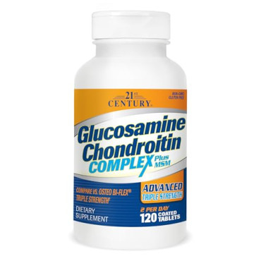 21st Century Glucosamine Chondroitin Complex Plus MSM Advanced Triple Strength - B0096IS1TE